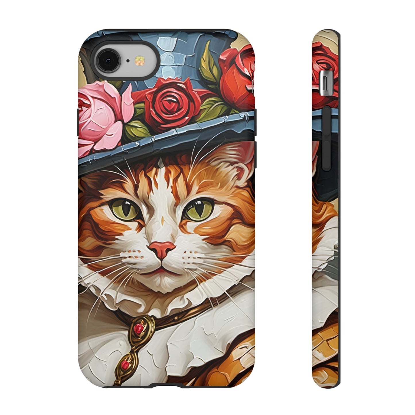 Oil Painting Cat Tough Phone Cases (A Gentleman)