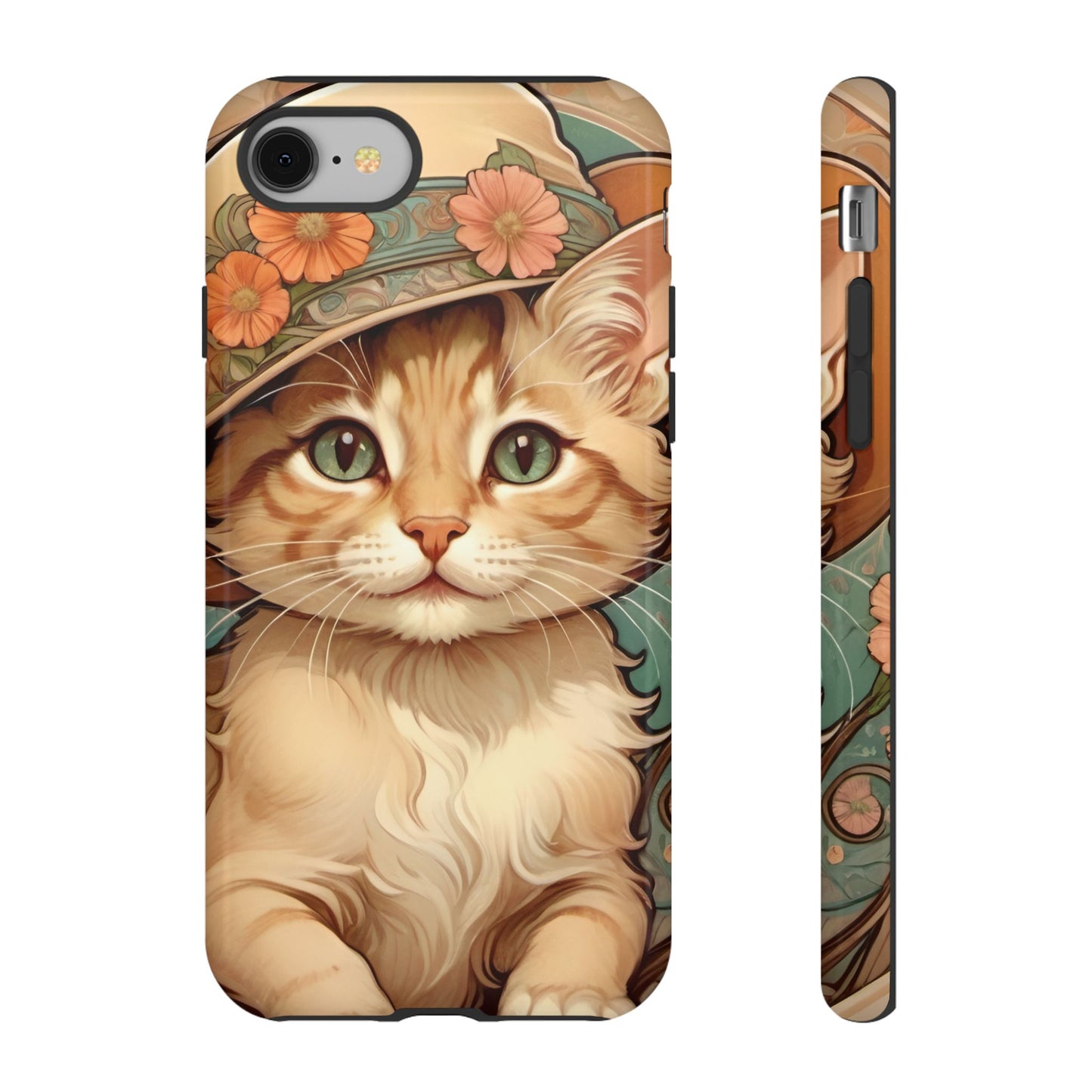 Alphonse Mucha Tough Phone Cases (A kitten)