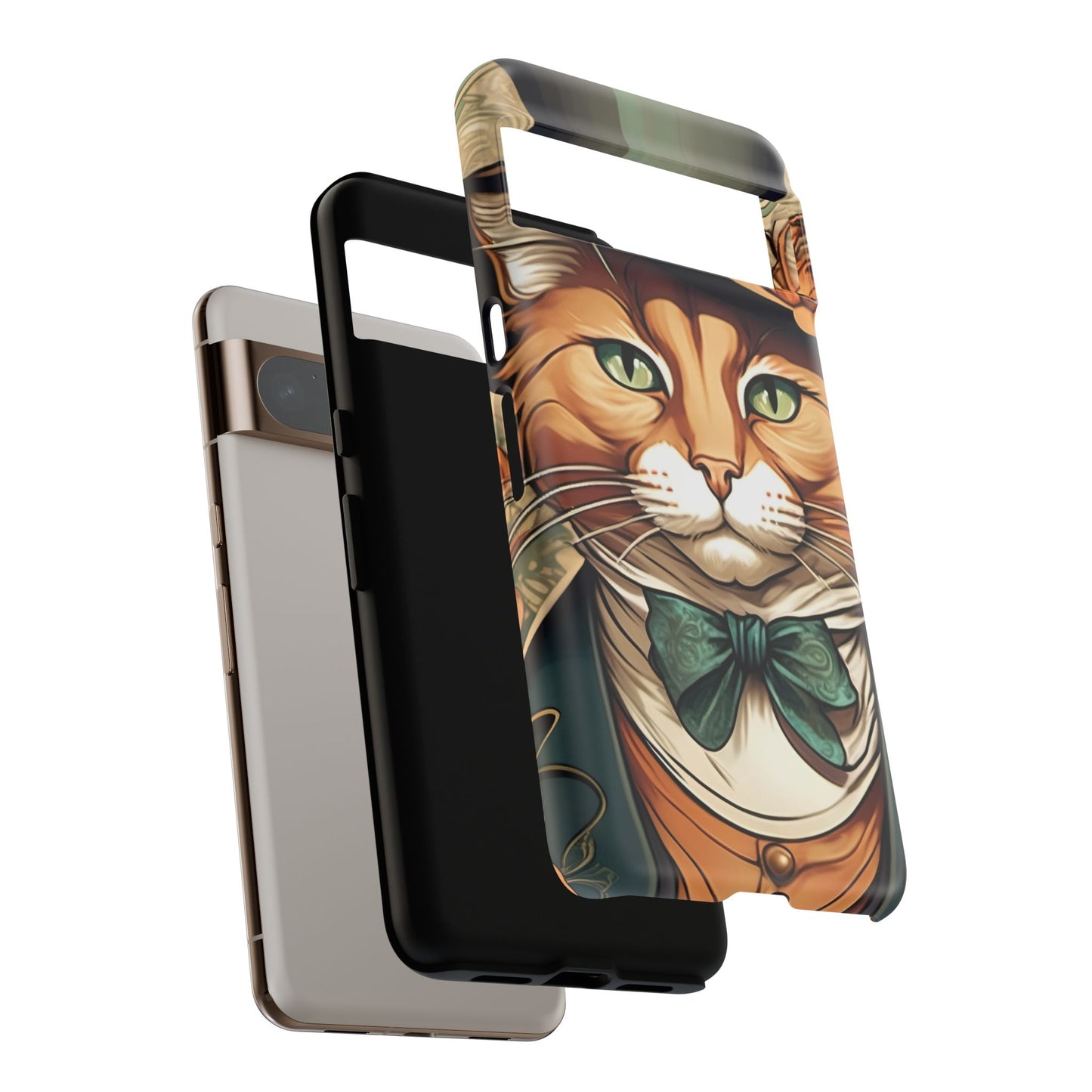 Alphonse Mucha Tough Phone Cases (A gentleman cat)