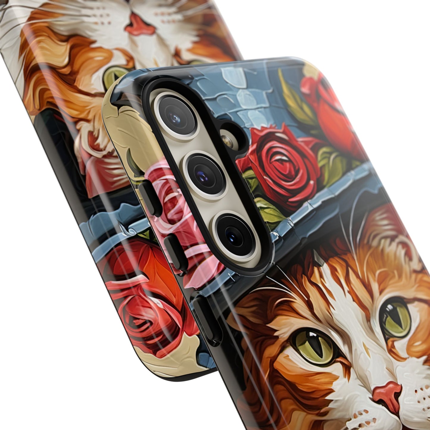 Oil Painting Cat Tough Phone Cases (A Gentleman)