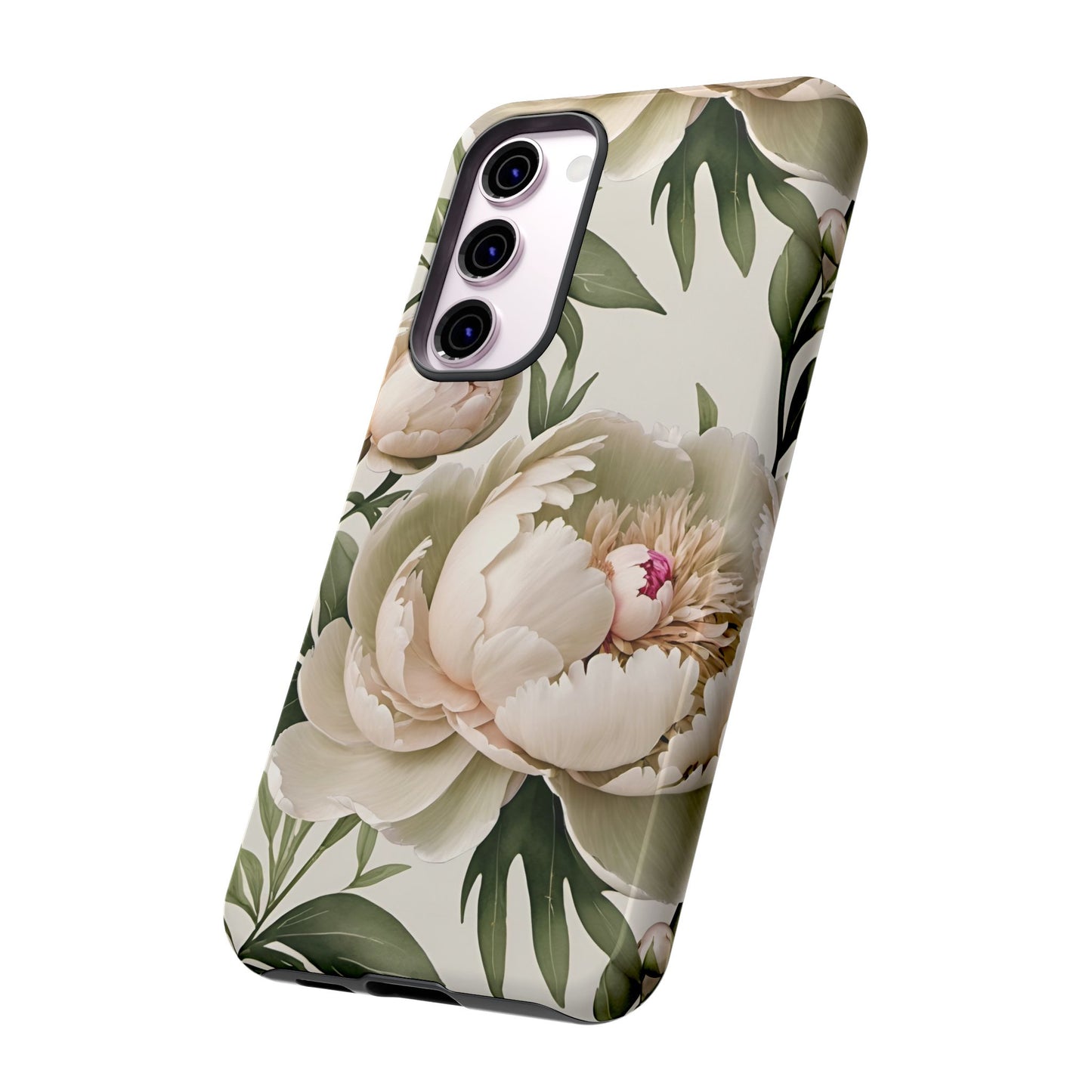 Watercolor Large Peonies Tough Cases