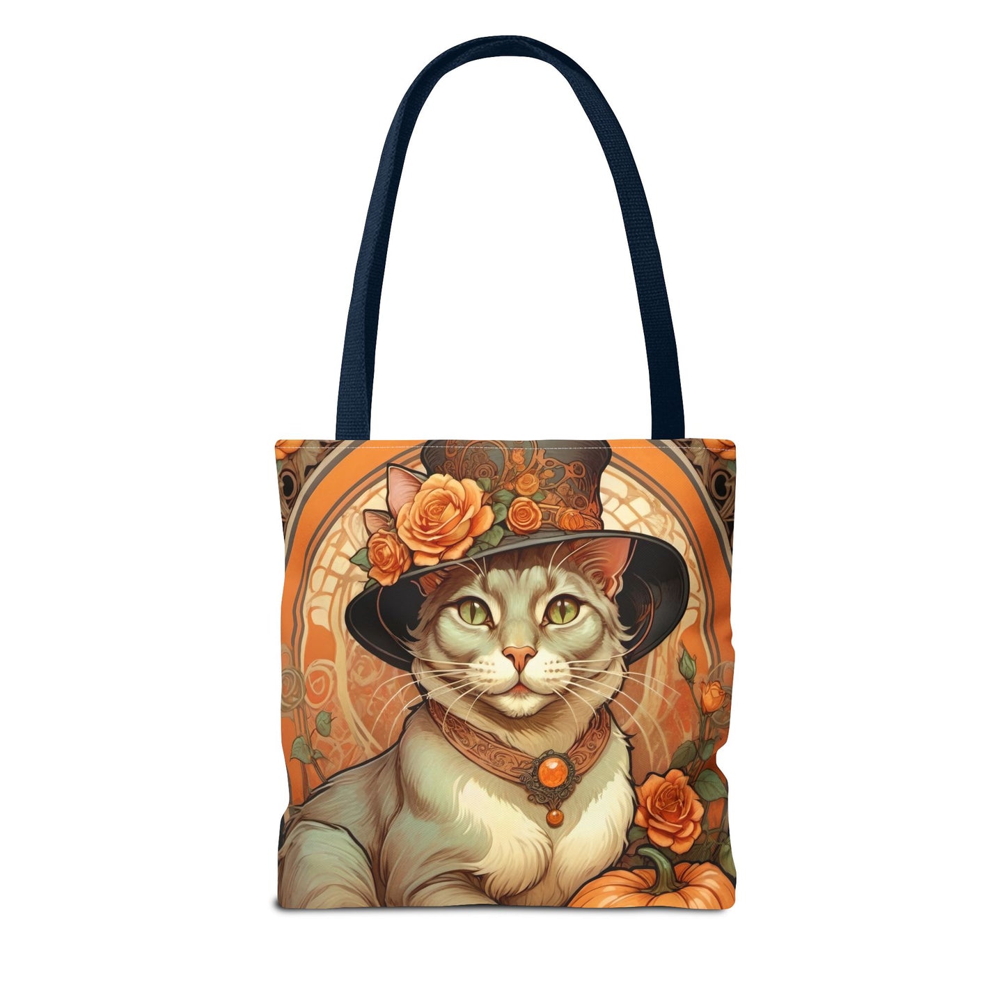 Halloween Art Nouveau Cat Tote