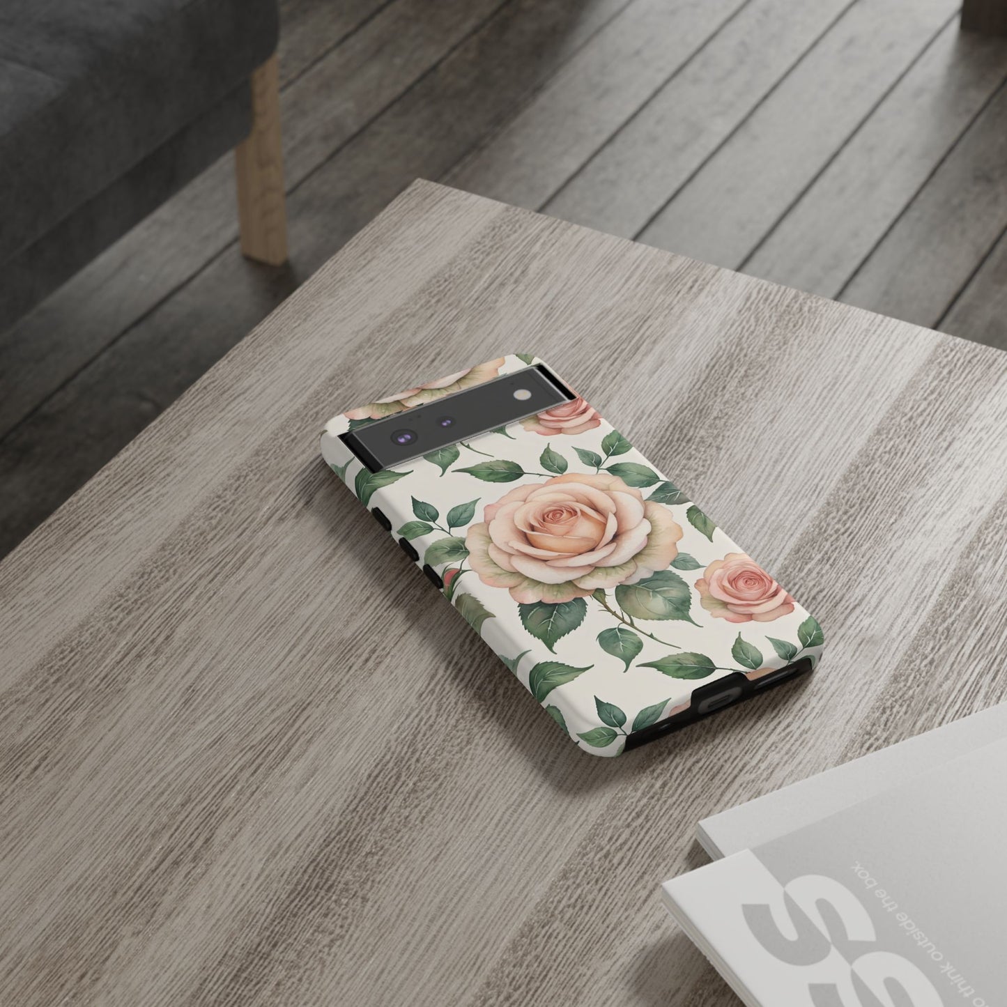 Watercolor Large Roses Tough Cases