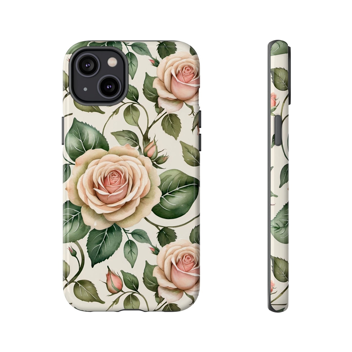 Watercolor Large Roses Tough Cases 2