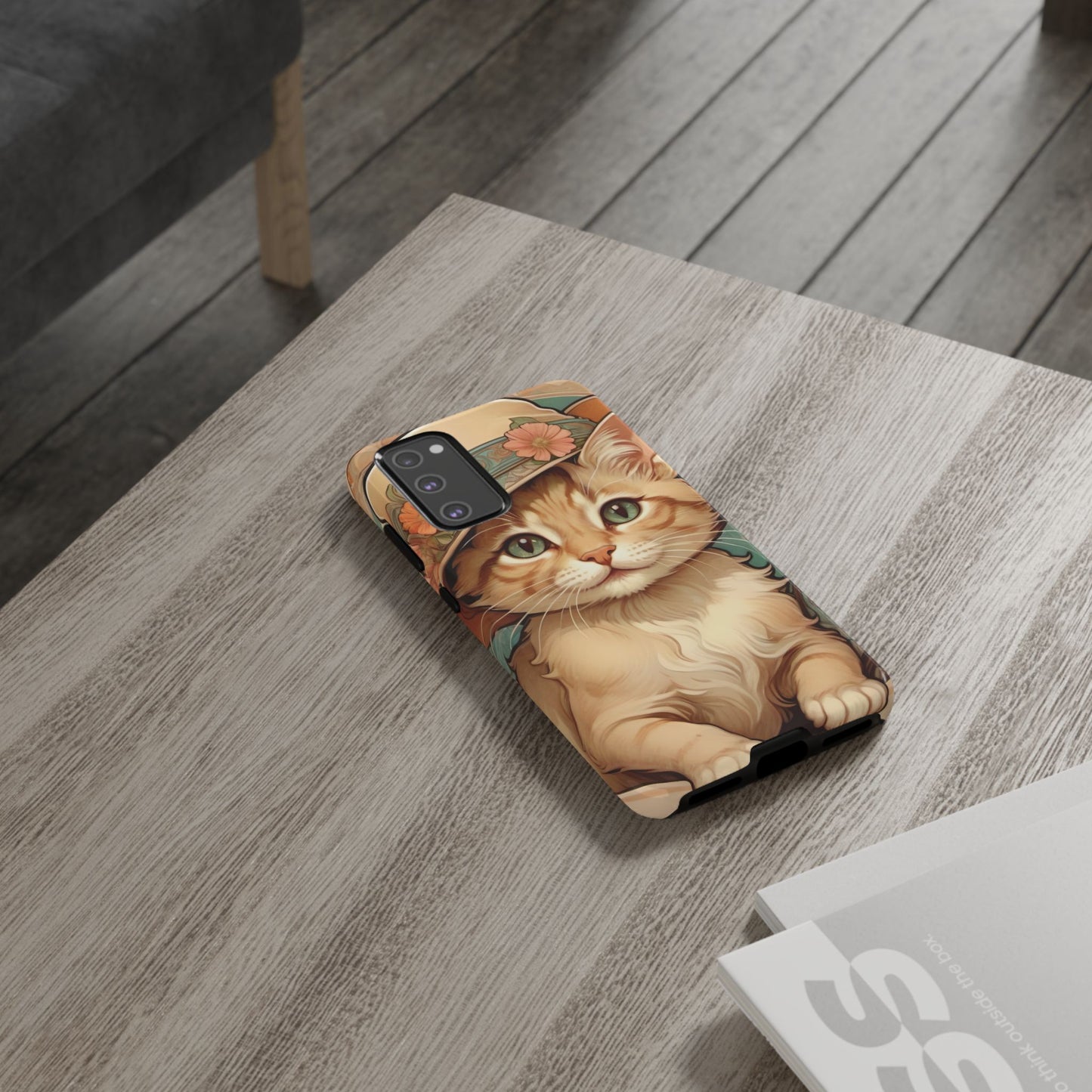 Alphonse Mucha Tough Phone Cases (A kitten)