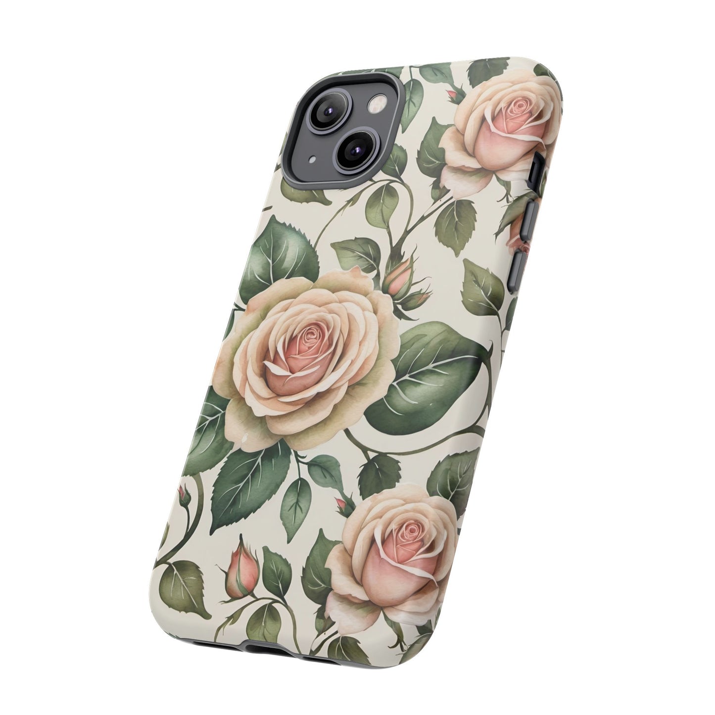 Watercolor Large Roses Tough Cases 2