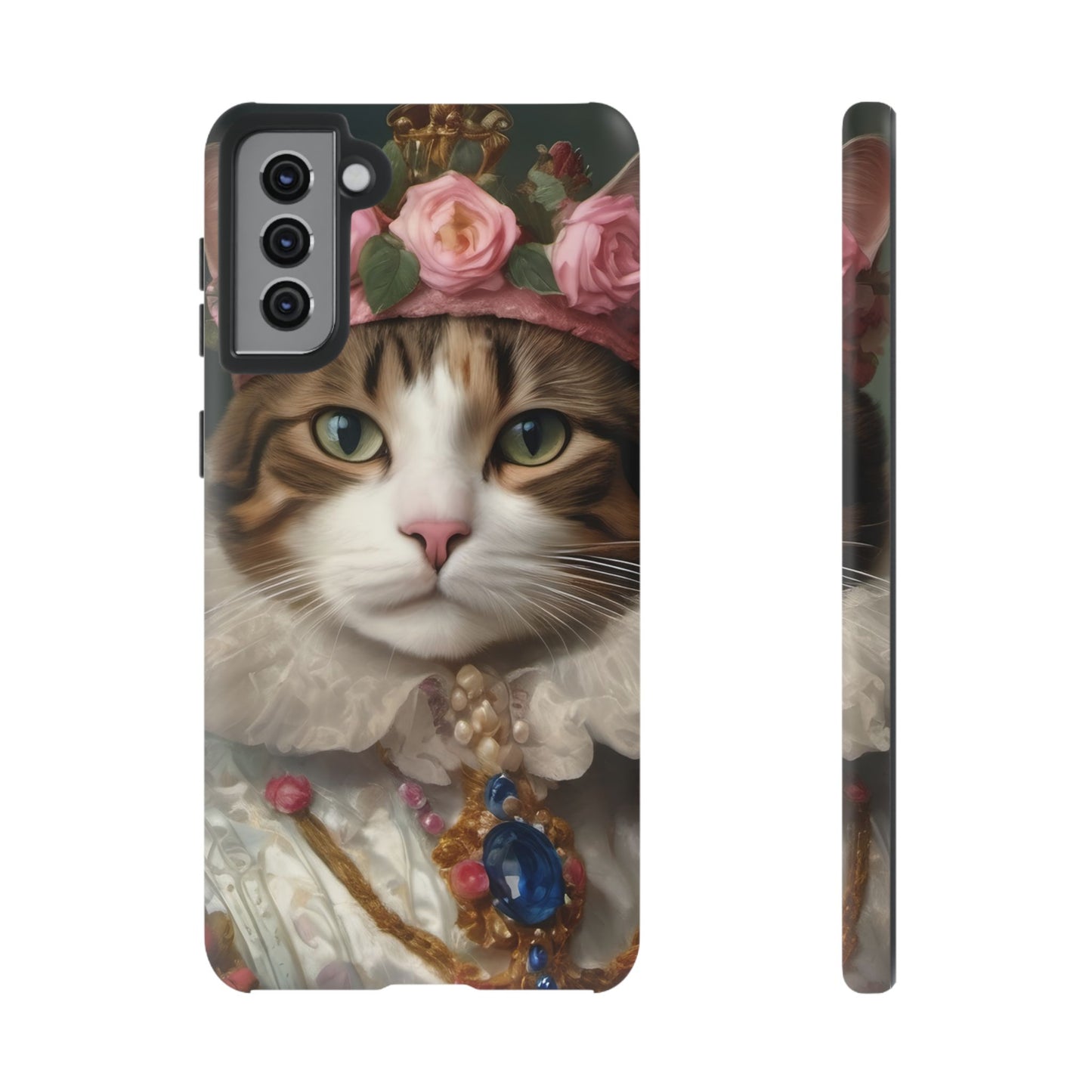 Rococo Cat Tough Phone Cases (A Queen)