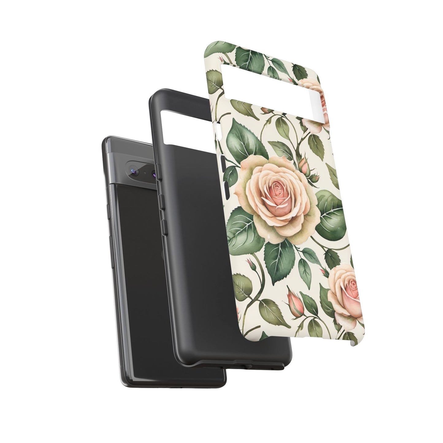Watercolor Large Roses Tough Cases 2