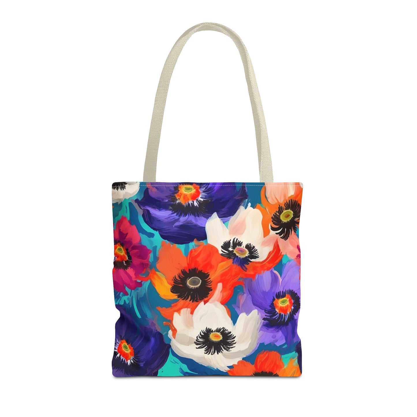 Fauvism inspired Colorful Anemones Tote Bag