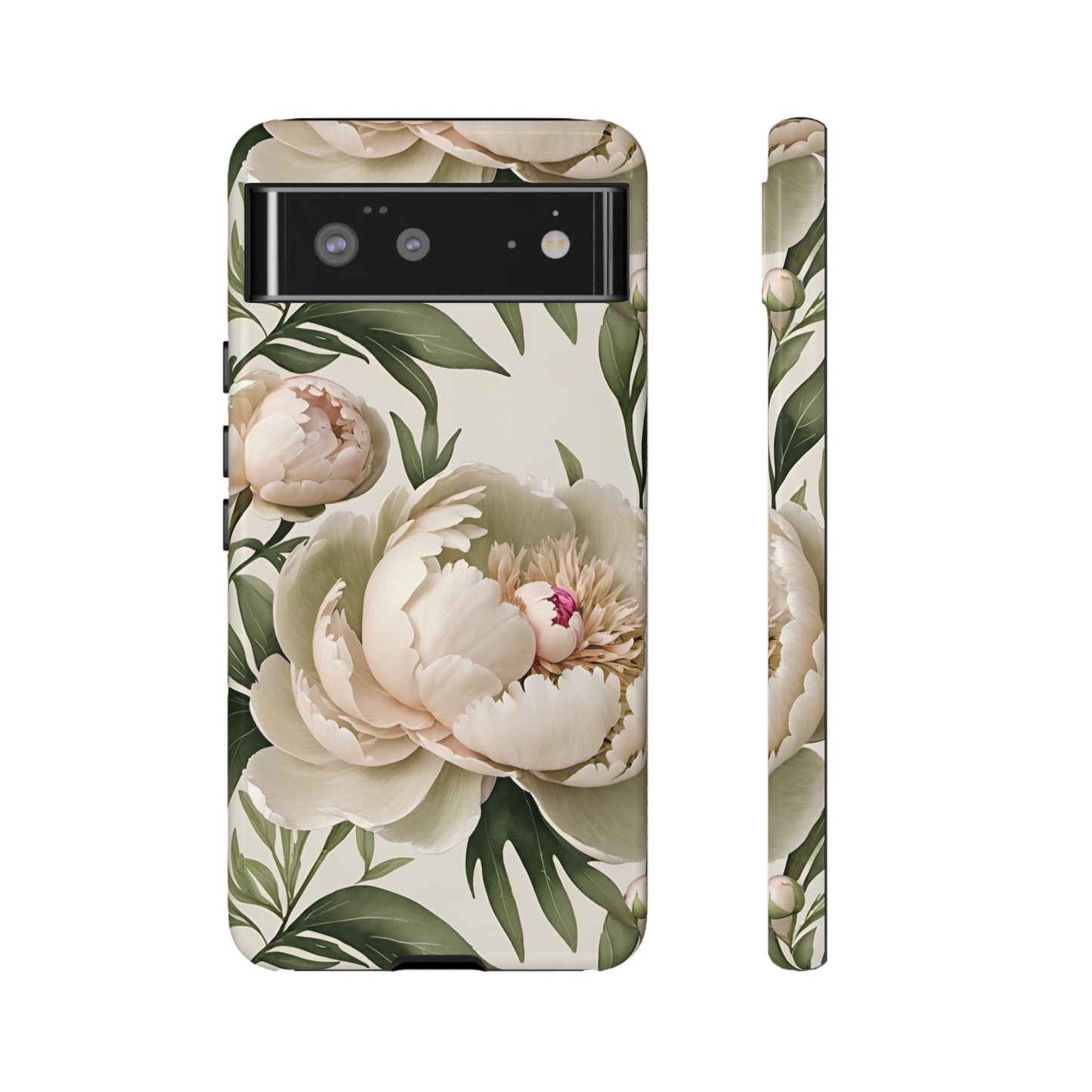 Watercolor Large Peonies Tough Cases