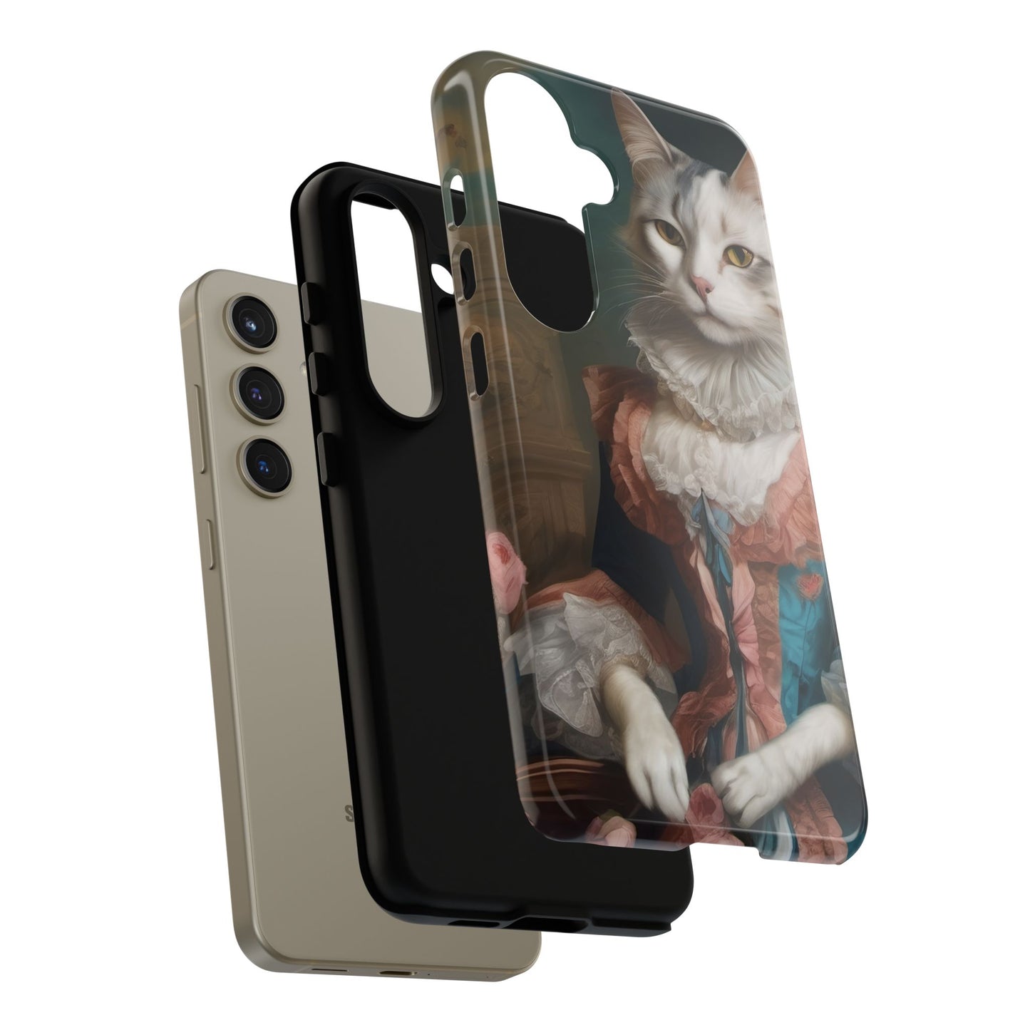 Rococo Cat Tough Phone Cases (A Queen 3)