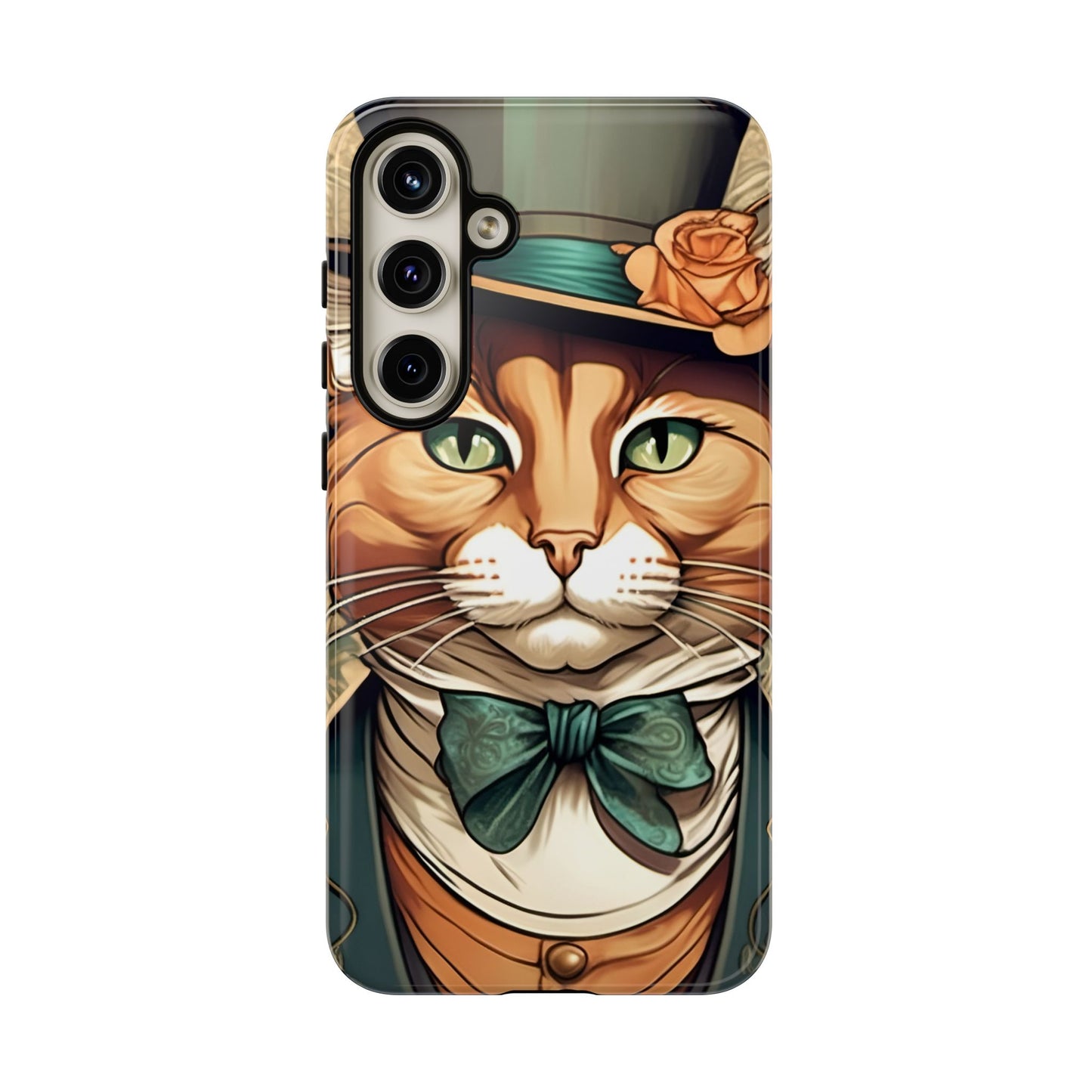 Alphonse Mucha Tough Phone Cases (A gentleman cat)