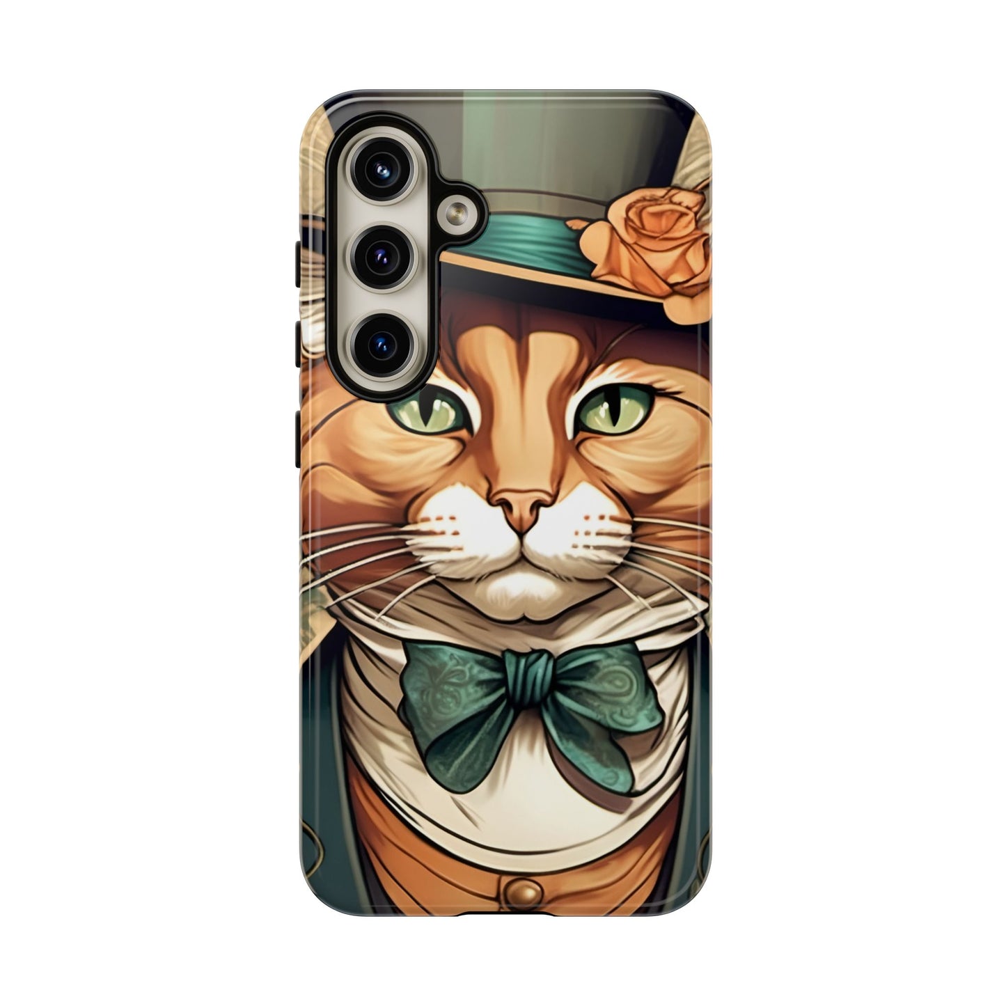 Alphonse Mucha Tough Phone Cases (A gentleman cat)