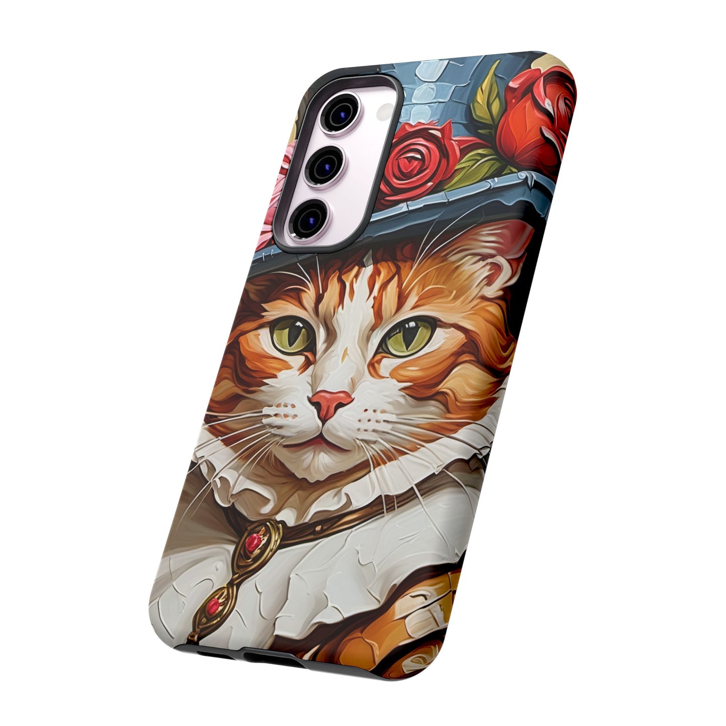 Oil Painting Cat Tough Phone Cases (A Gentleman)