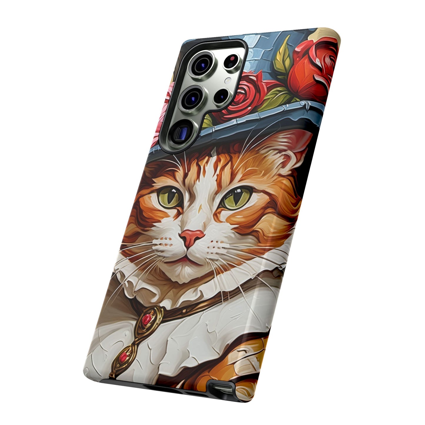 Oil Painting Cat Tough Phone Cases (A Gentleman)