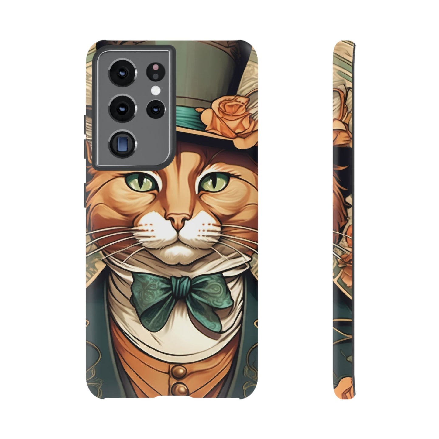 Alphonse Mucha Tough Phone Cases (A gentleman cat)