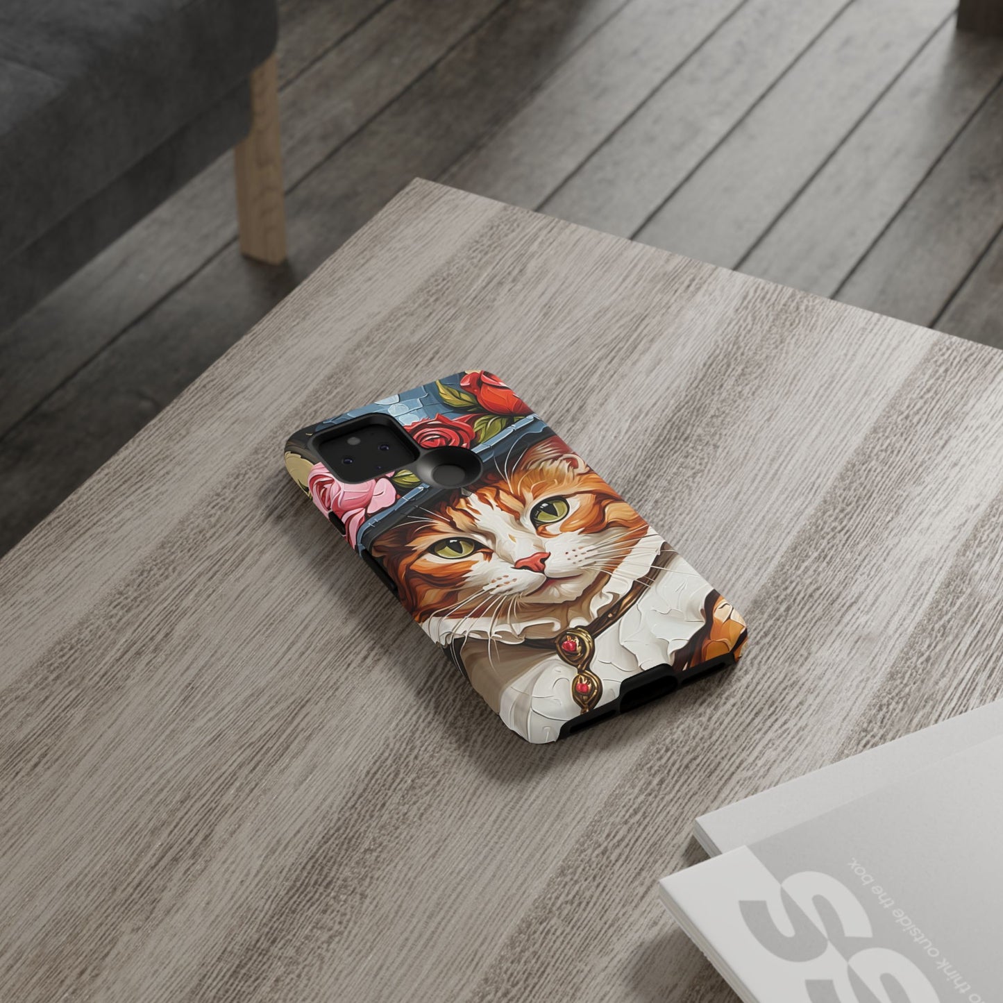 Oil Painting Cat Tough Phone Cases (A Gentleman)