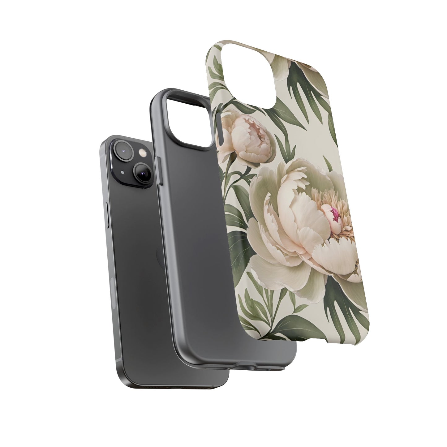 Watercolor Large Peonies Tough Cases