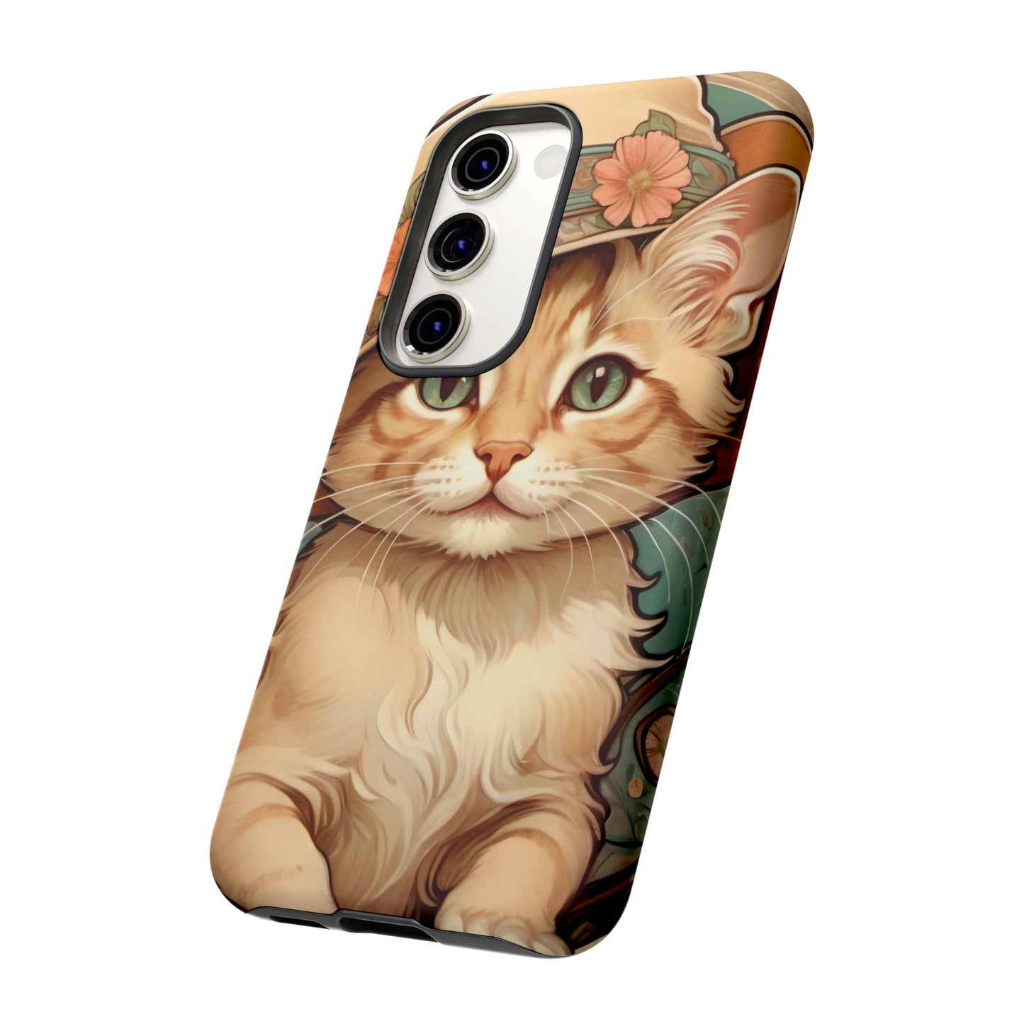 Alphonse Mucha Tough Phone Cases (A kitten)