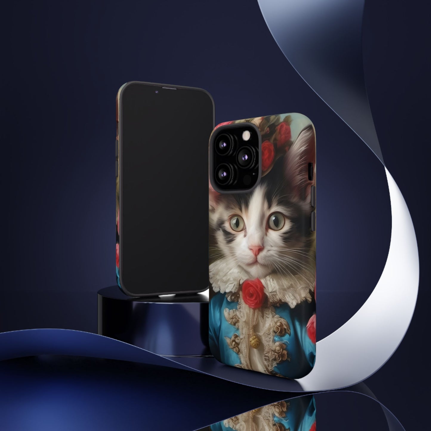 Rococo Cat Tough Phone Cases (A Kitten)