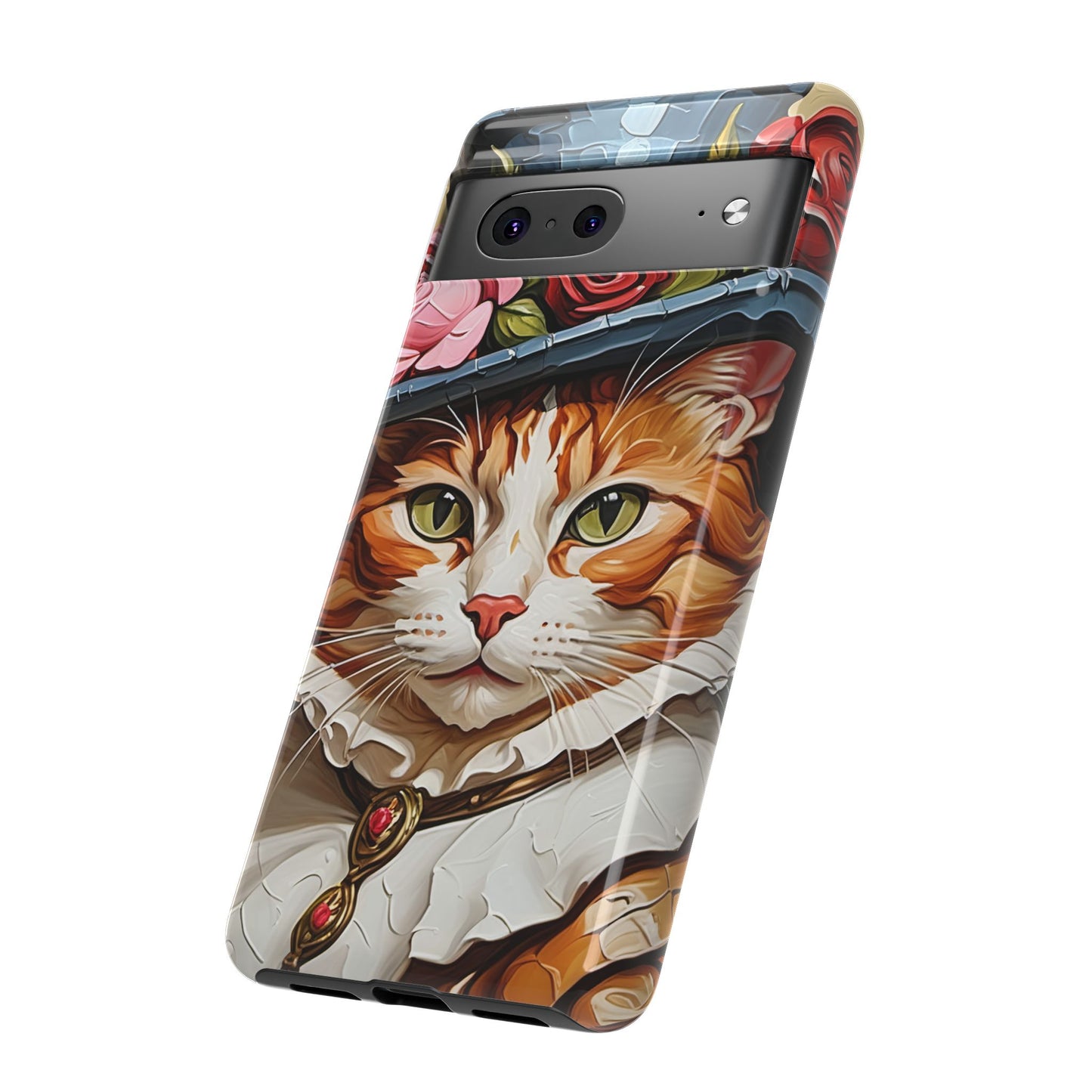 Oil Painting Cat Tough Phone Cases (A Gentleman)