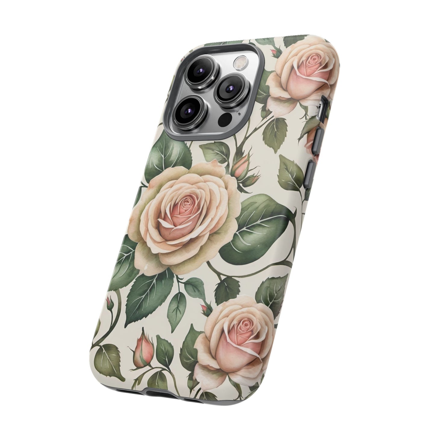 Watercolor Large Roses Tough Cases 2