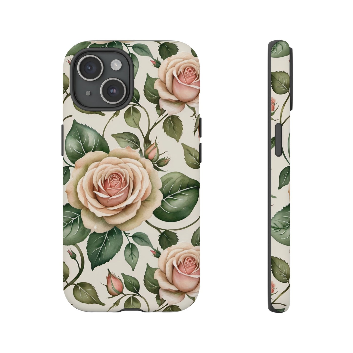 Watercolor Large Roses Tough Cases 2