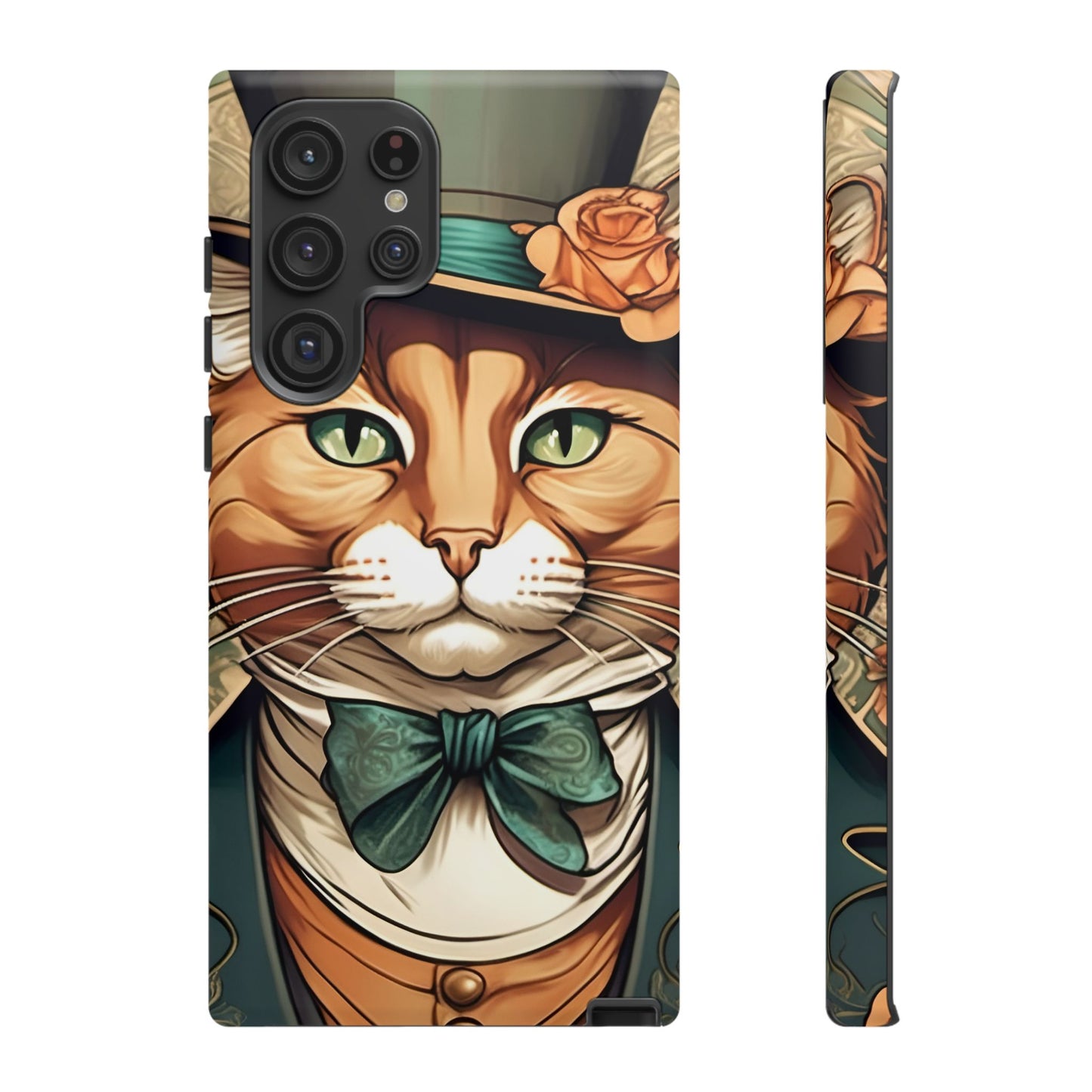 Alphonse Mucha Tough Phone Cases (A gentleman cat)