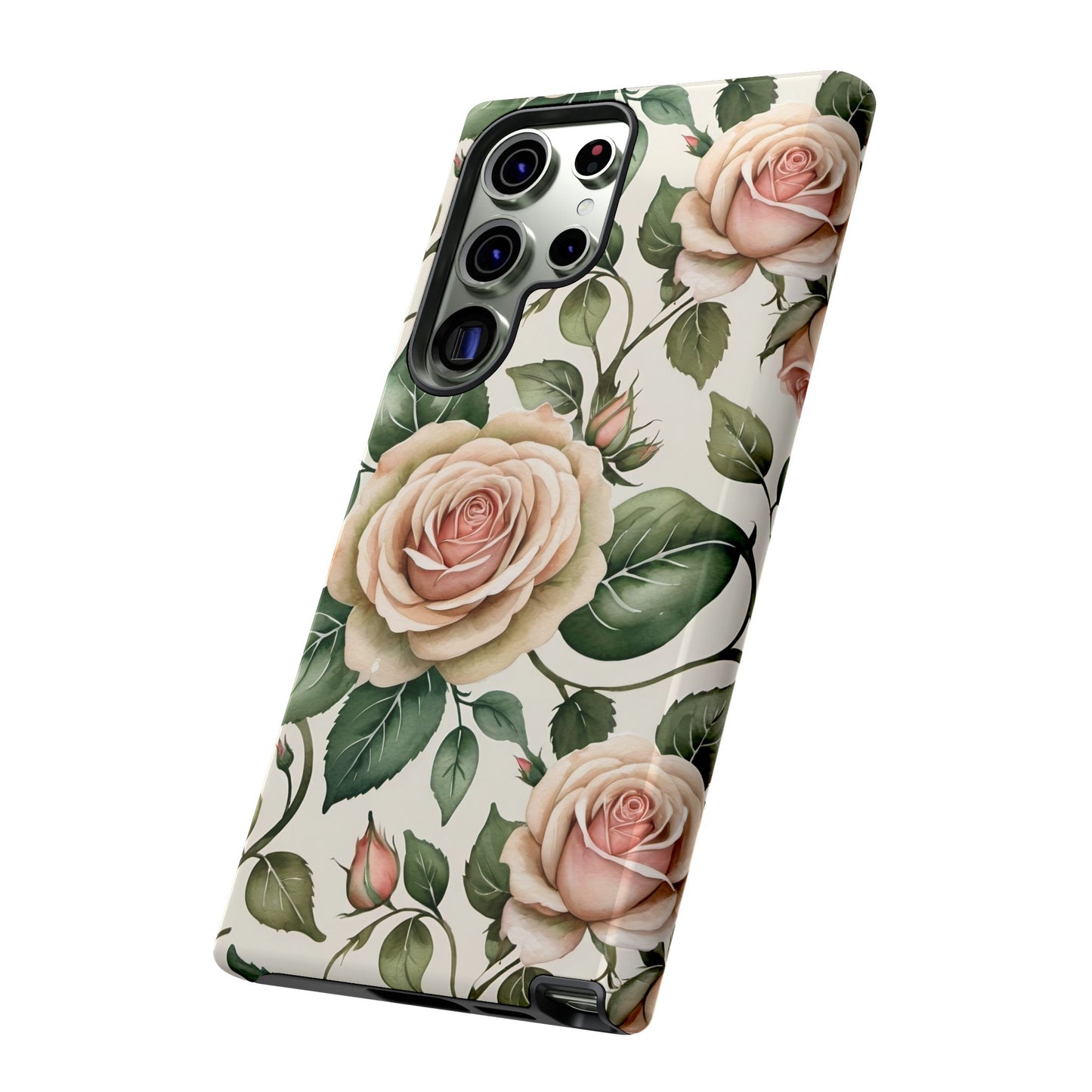 Watercolor Large Roses Tough Cases 2