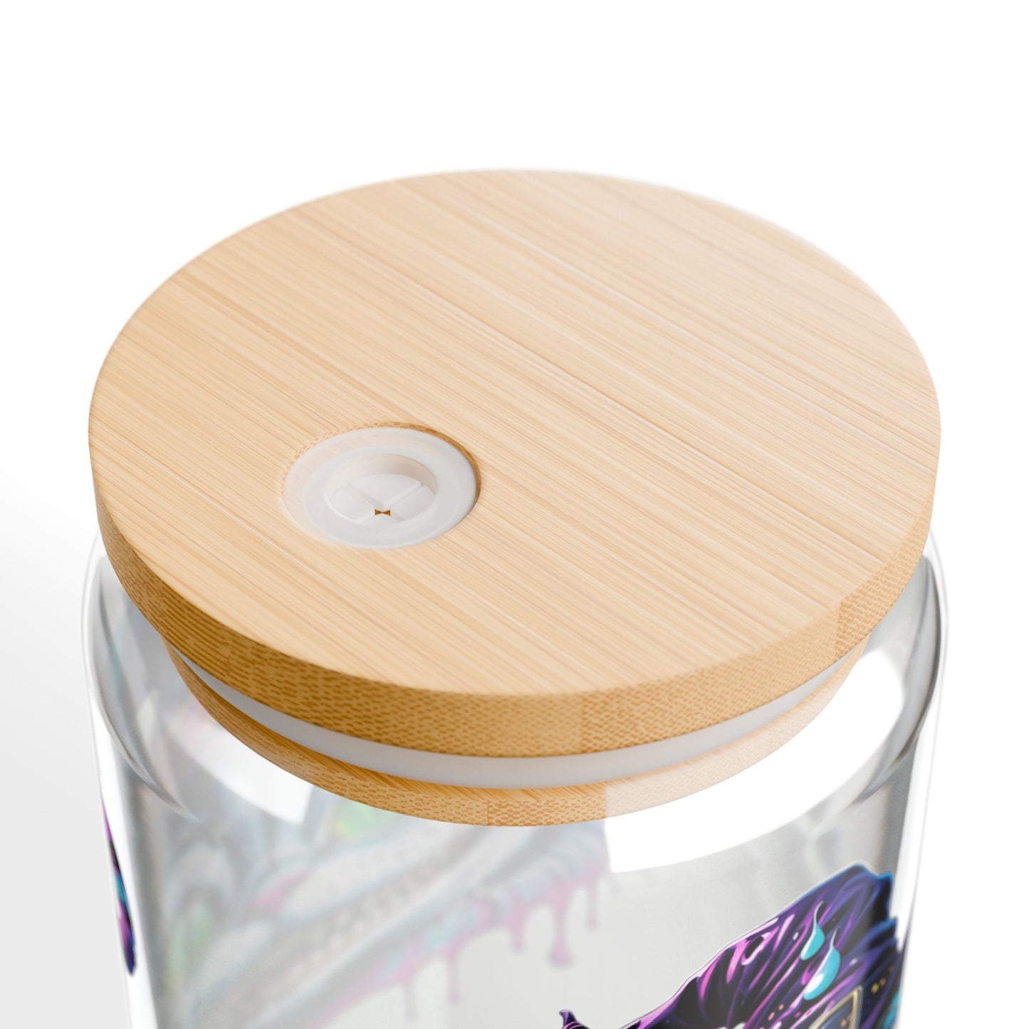 Halloween Cheshire Cat Sipper Glass, 16oz