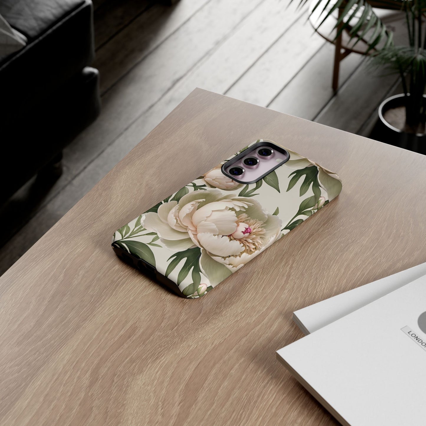 Watercolor Large Peonies Tough Cases