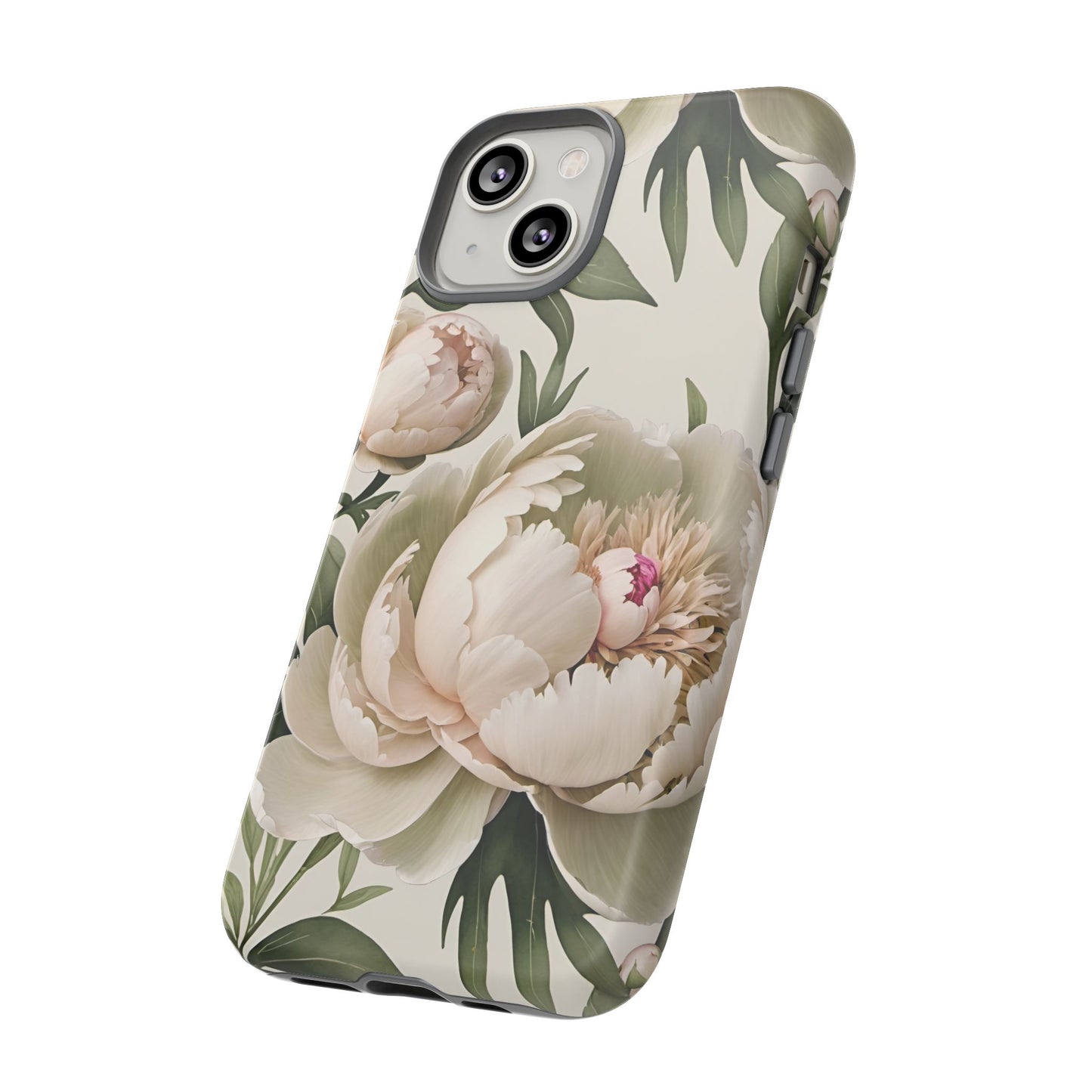 Watercolor Large Peonies Tough Cases