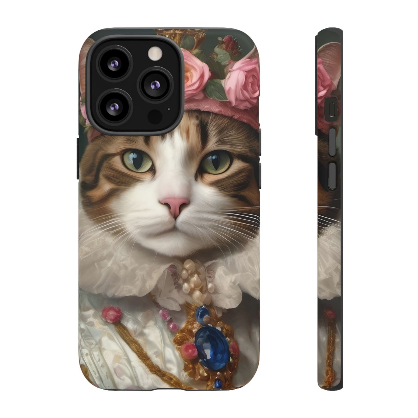 Rococo Cat Tough Phone Cases (A Queen)