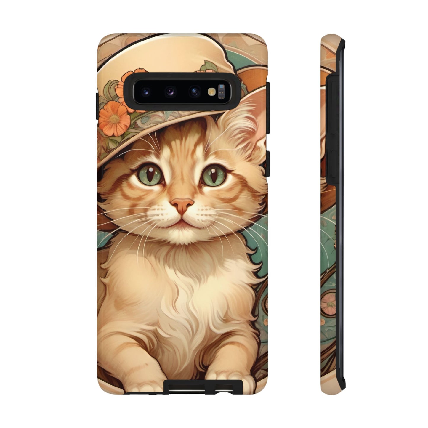 Alphonse Mucha Tough Phone Cases (A kitten)