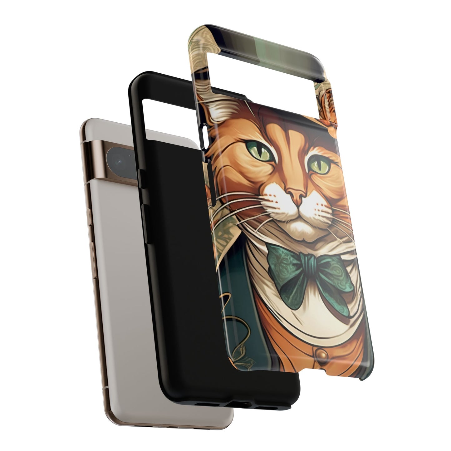 Alphonse Mucha Tough Phone Cases (A gentleman cat)
