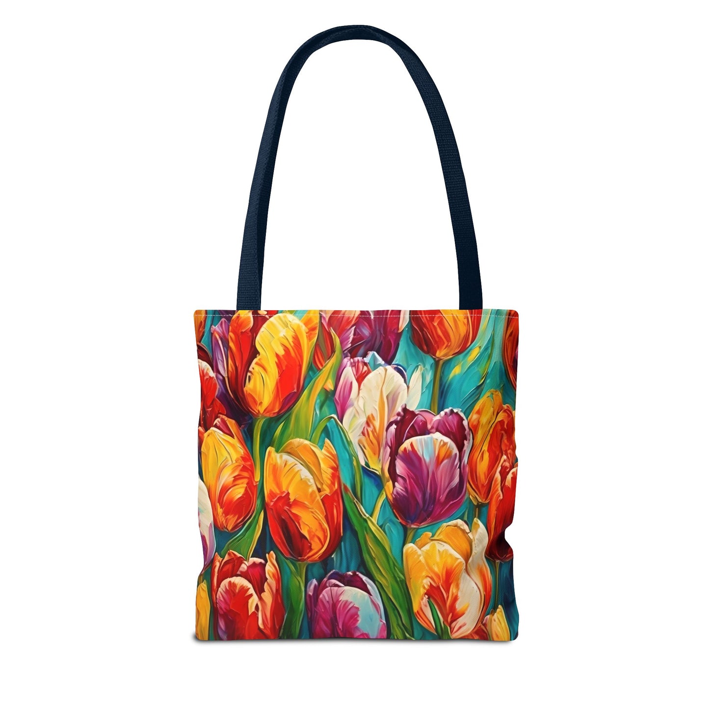 Vincent Van Gogh inspired Colorful Tulips Tote Bag
