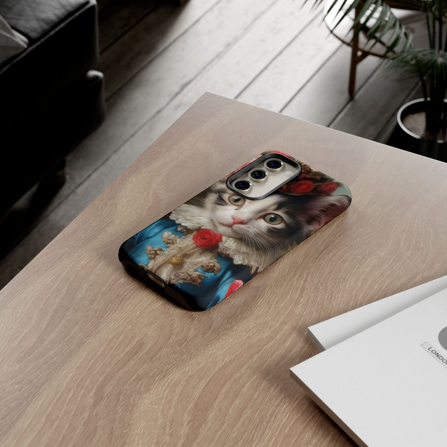 Rococo Cat Tough Phone Cases (A Kitten)
