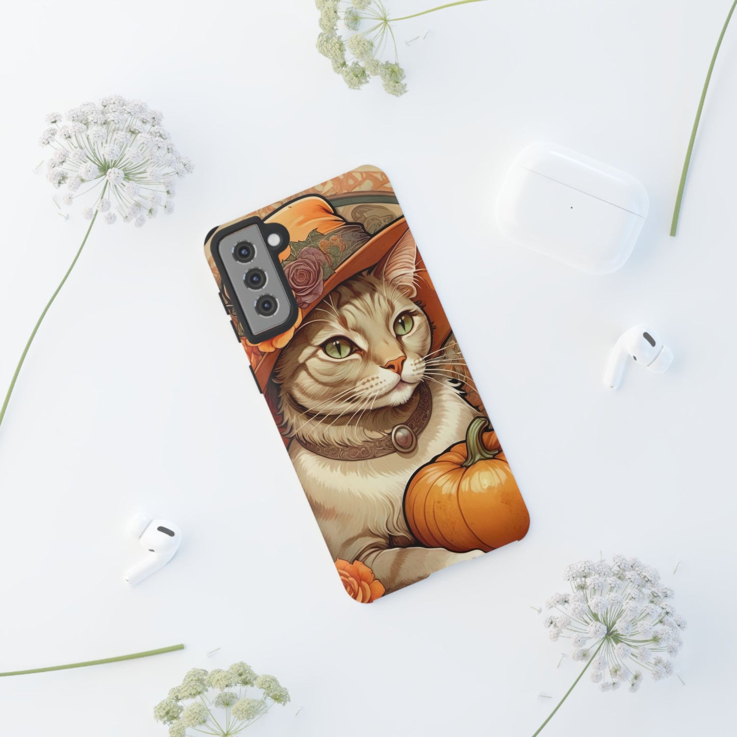 Halloween Alphonse Mucha Tough Phone Cases