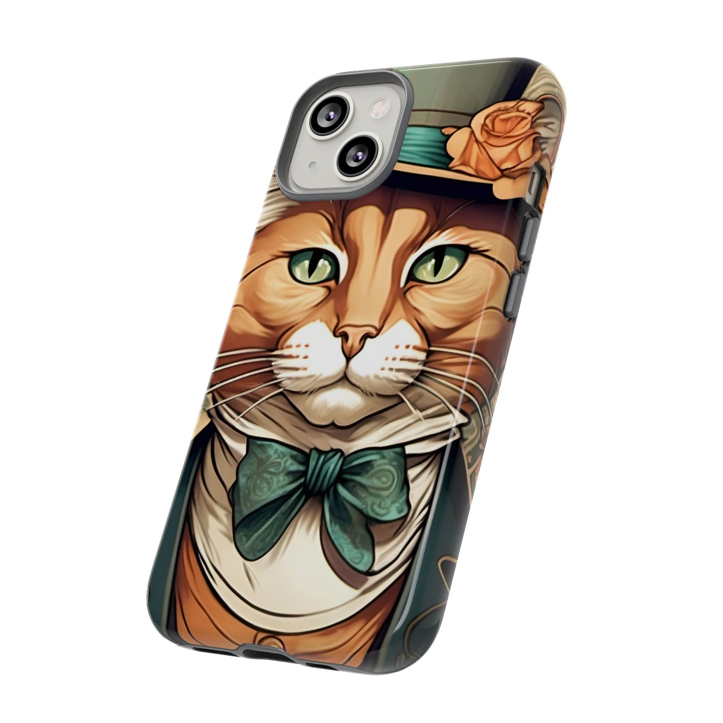 Alphonse Mucha Tough Phone Cases (A gentleman cat)