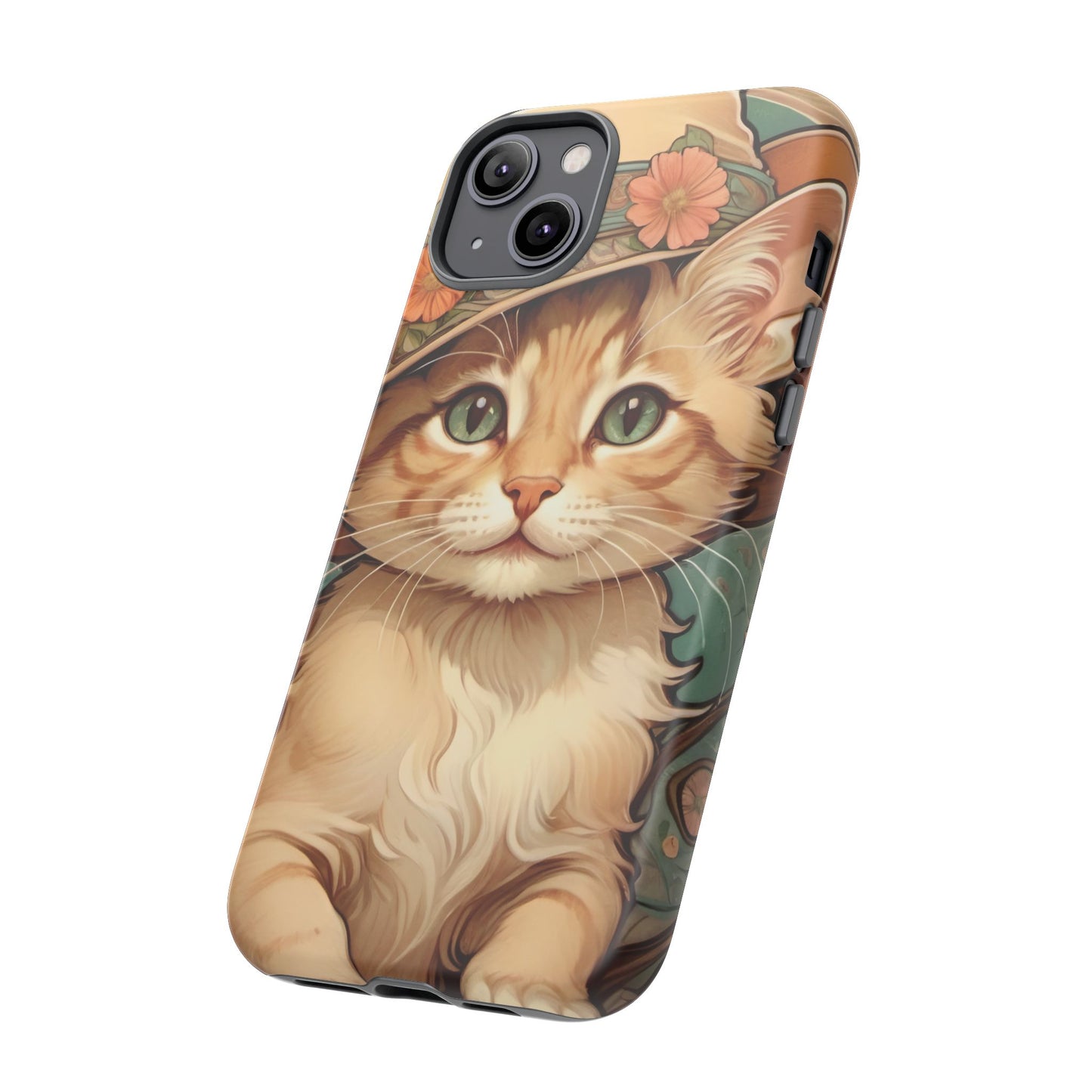 Alphonse Mucha Tough Phone Cases (A kitten)