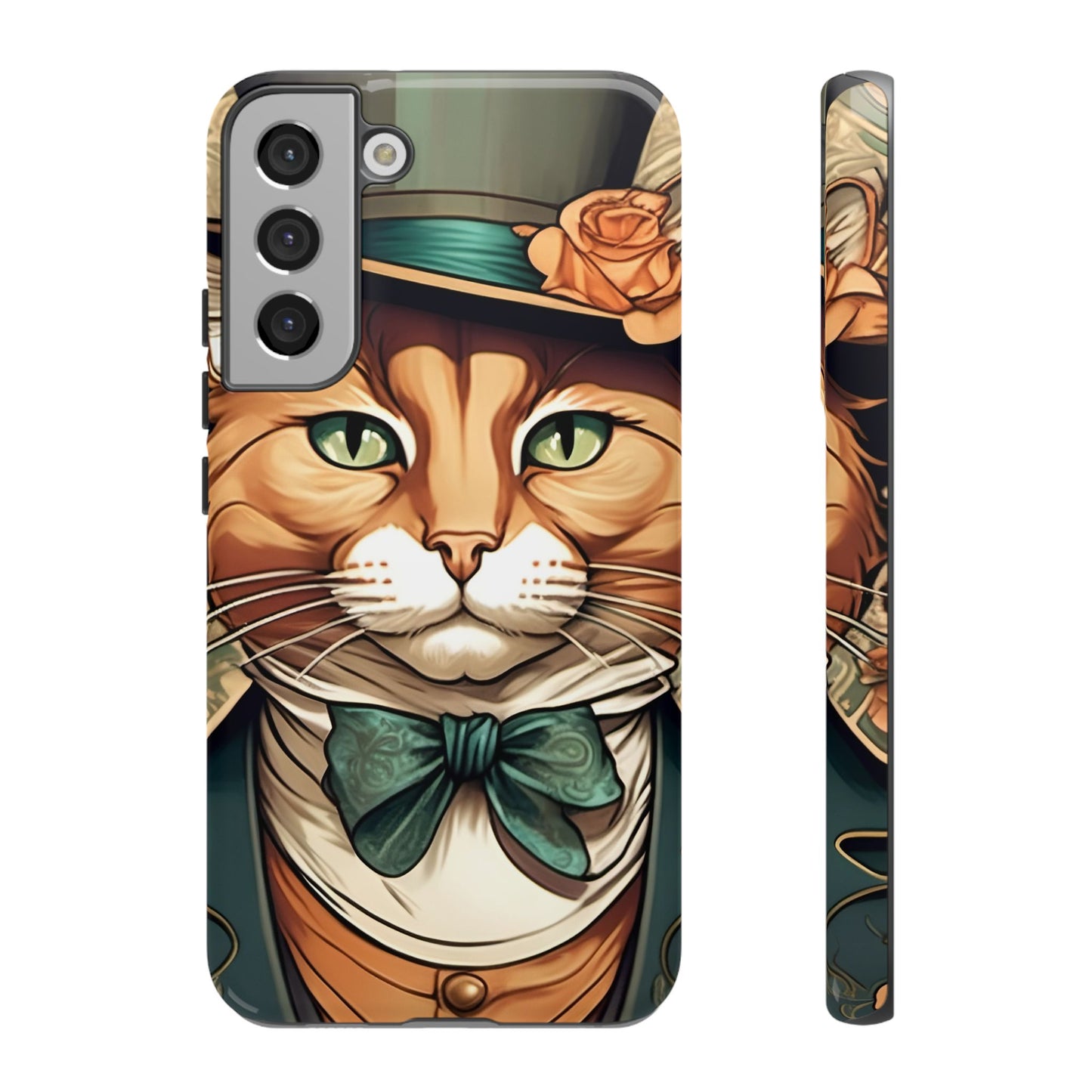 Alphonse Mucha Tough Phone Cases (A gentleman cat)