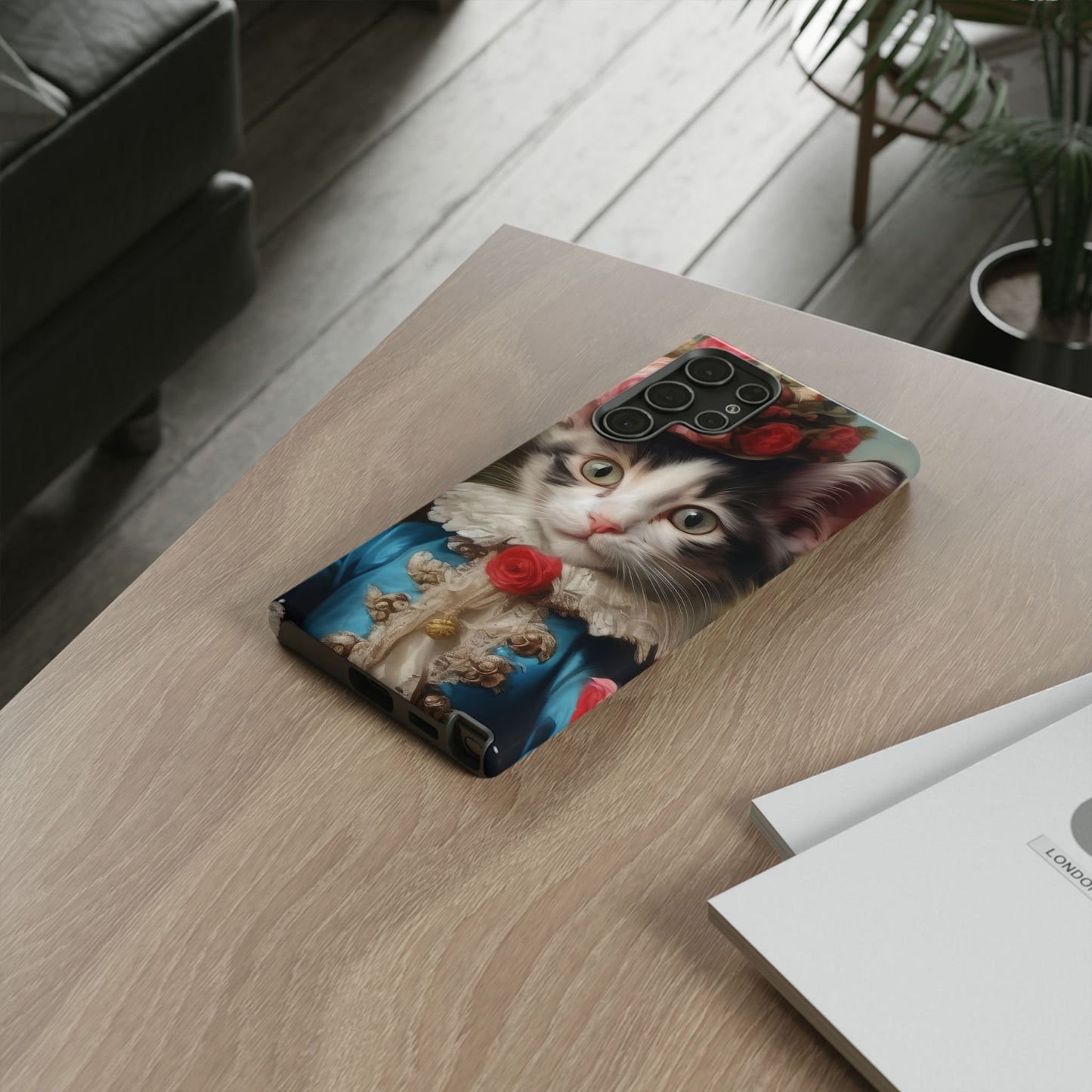 Rococo Cat Tough Phone Cases (A Kitten)