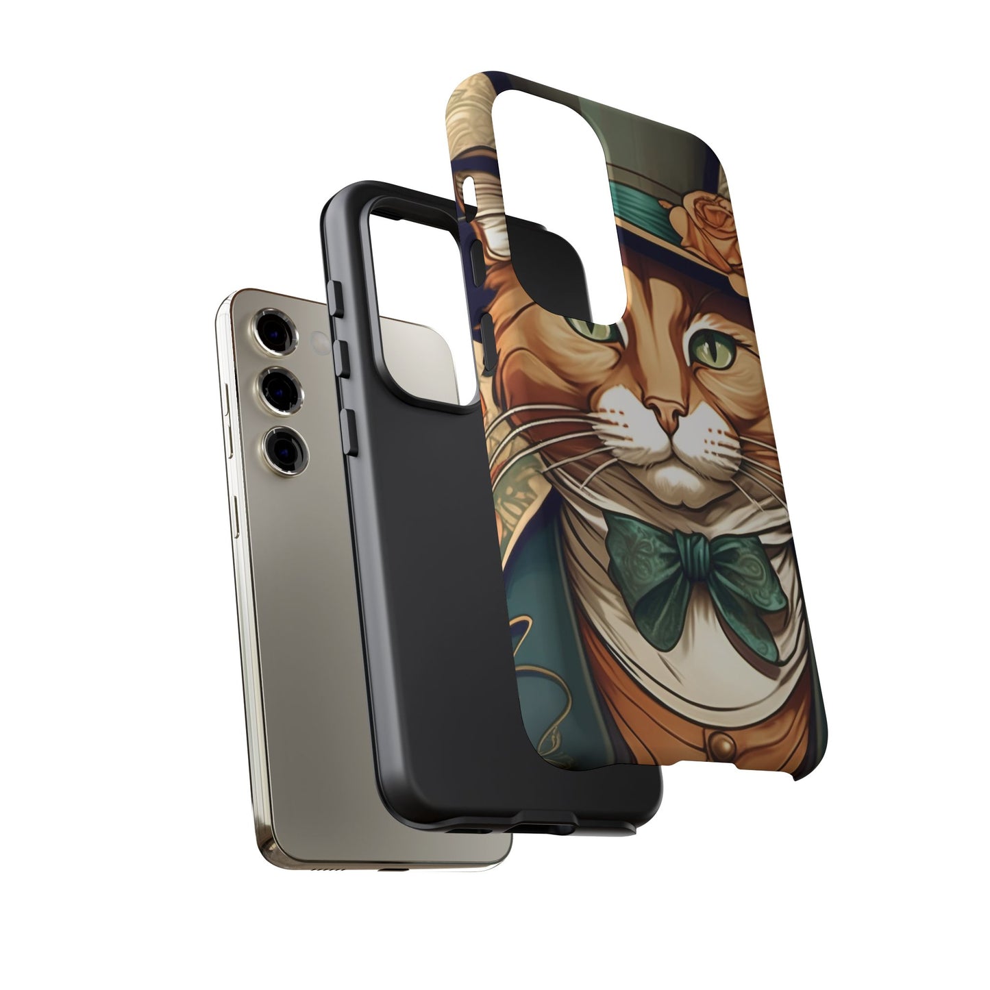 Alphonse Mucha Tough Phone Cases (A gentleman cat)