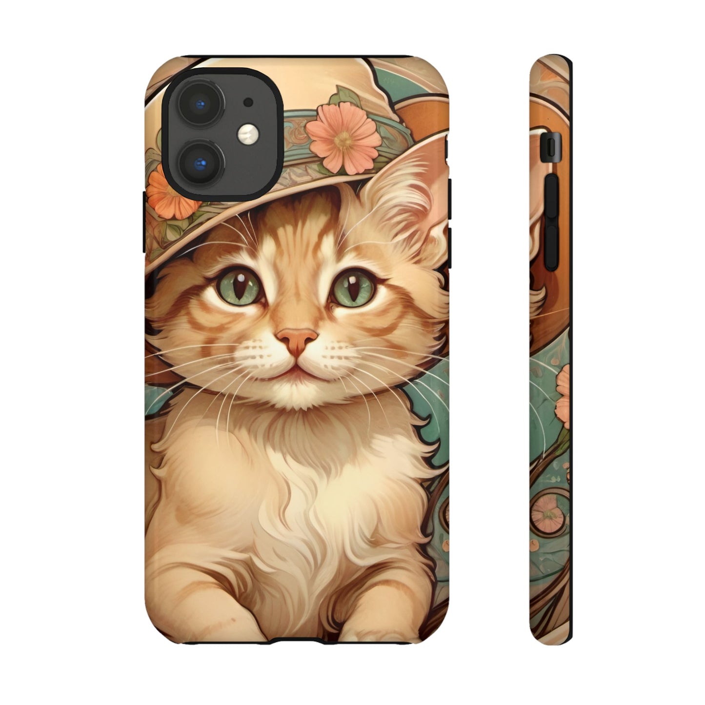 Alphonse Mucha Tough Phone Cases (A kitten)