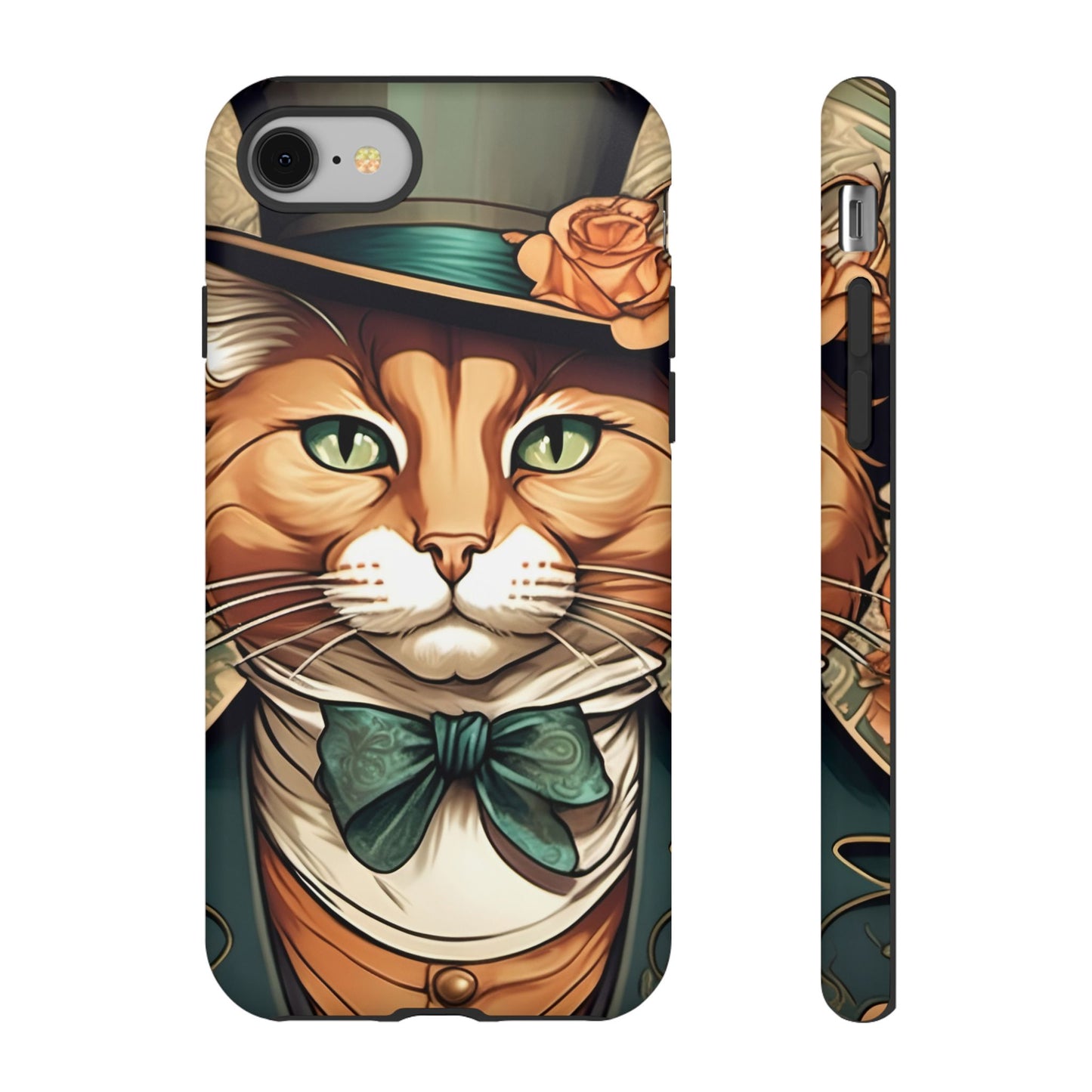 Alphonse Mucha Tough Phone Cases (A gentleman cat)