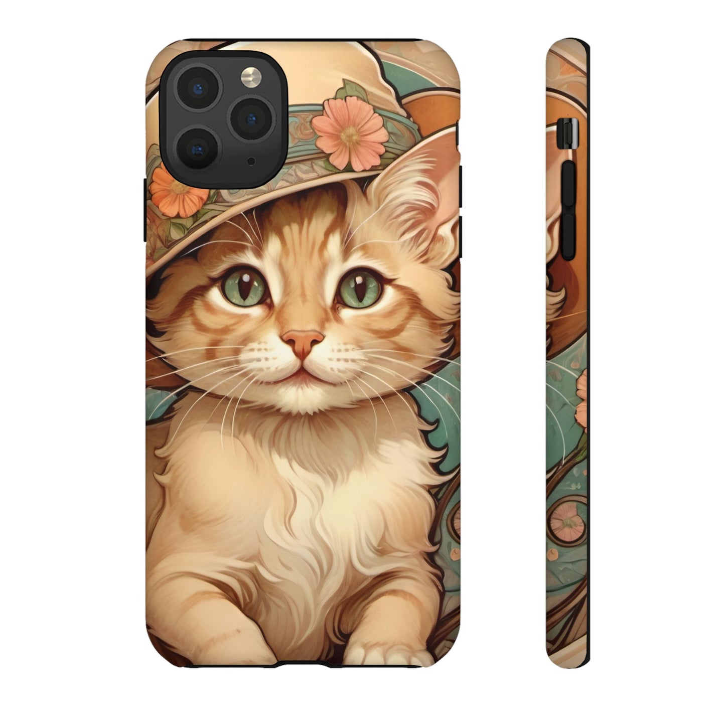 Alphonse Mucha Tough Phone Cases (A kitten)