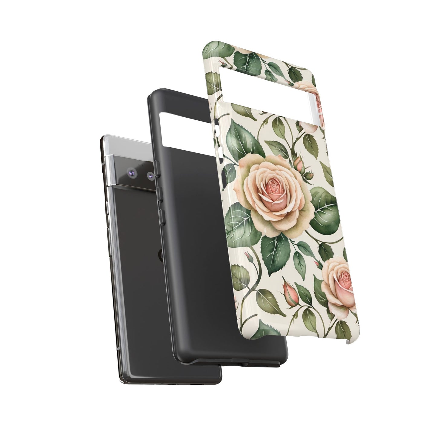 Watercolor Large Roses Tough Cases 2