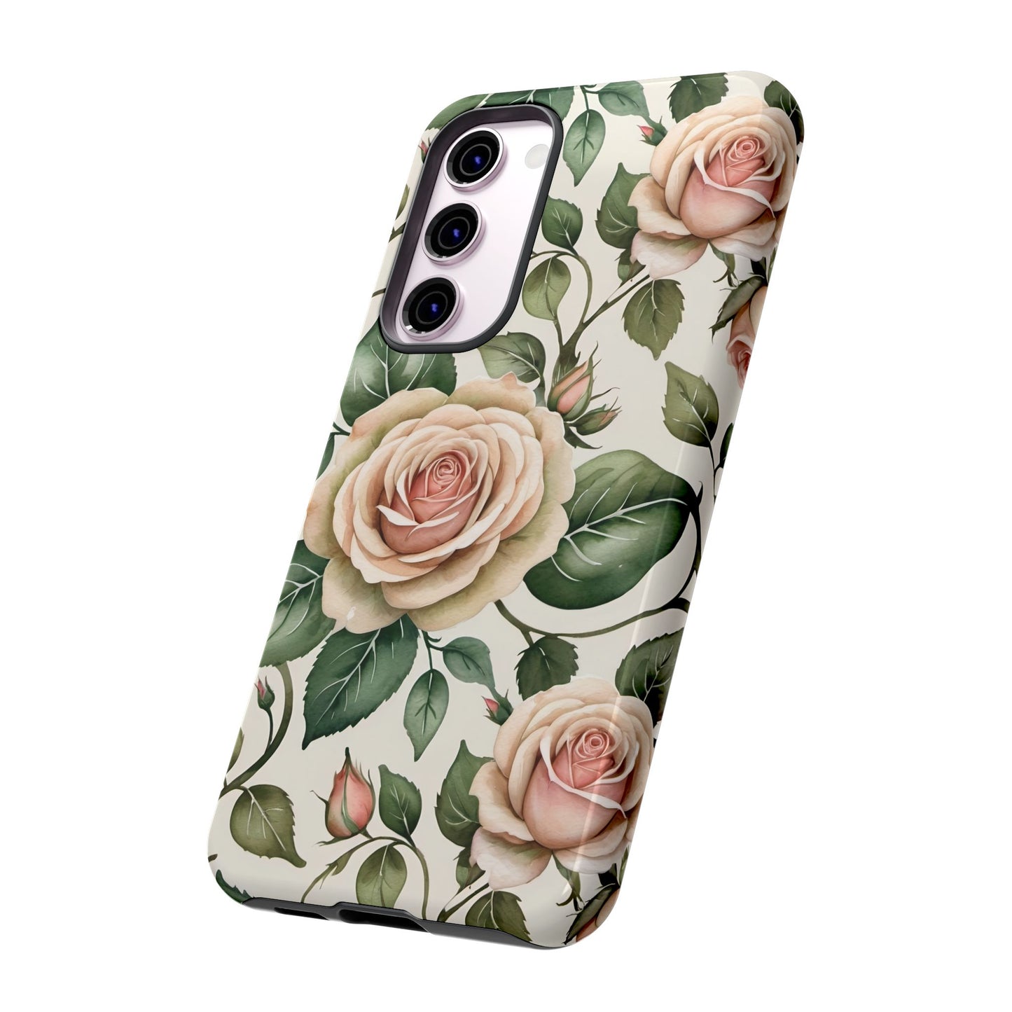 Watercolor Large Roses Tough Cases 2