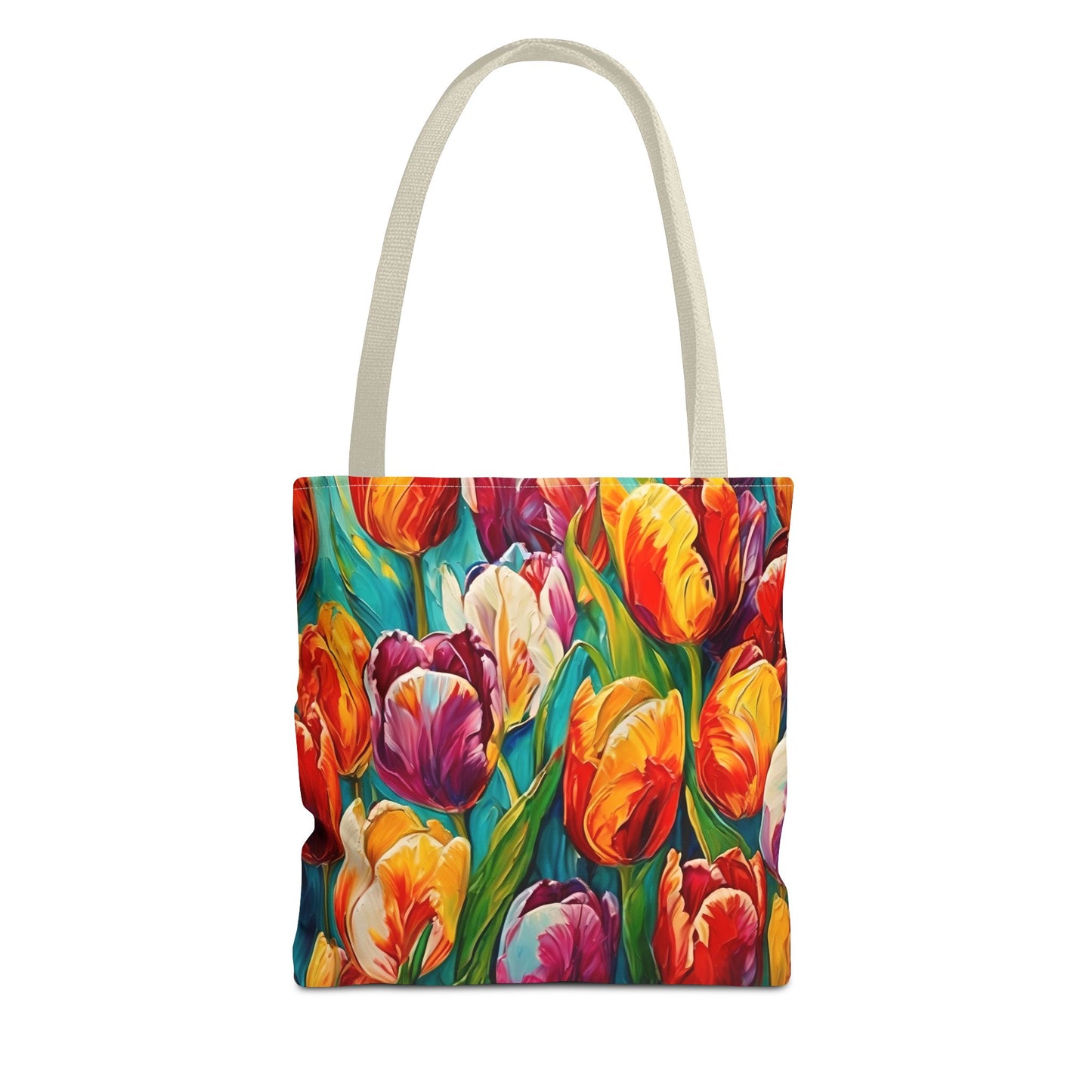 Vincent Van Gogh inspired Colorful Tulips Tote Bag