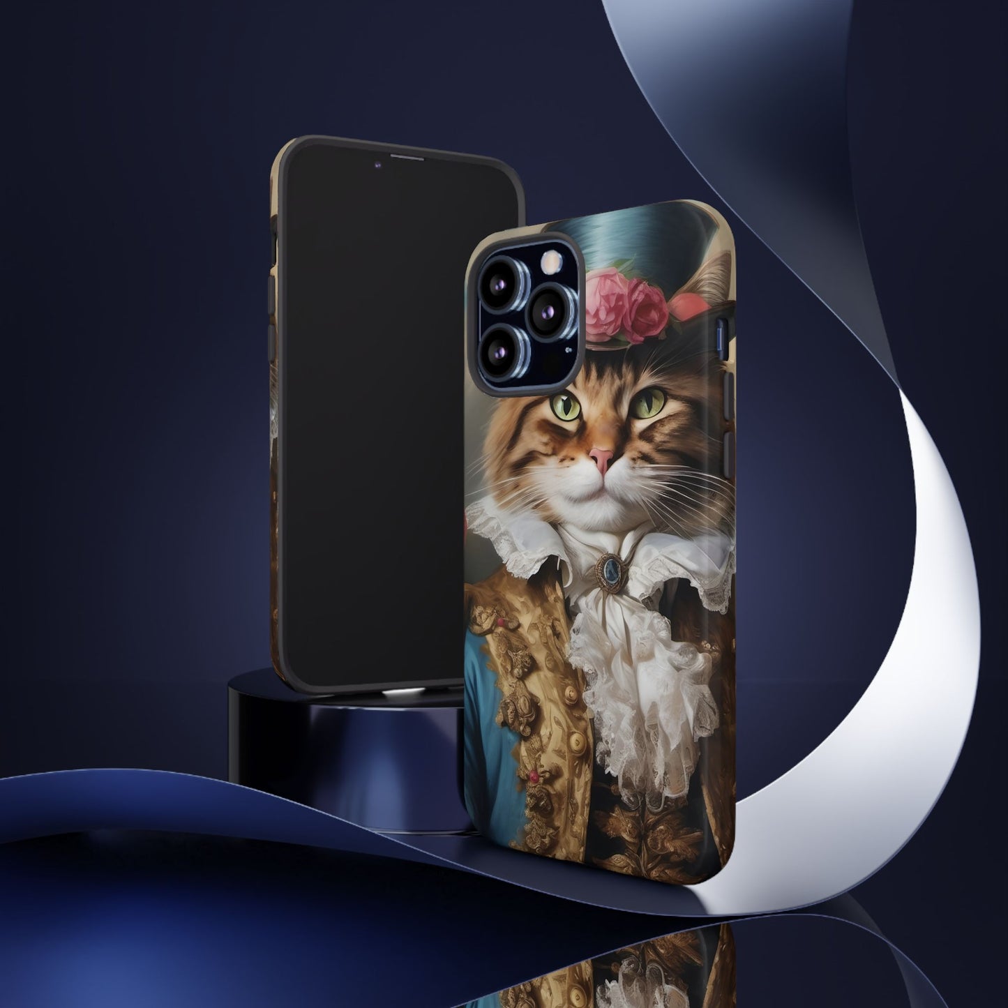 Rococo Cat Tough Phone Cases (A Gentleman)